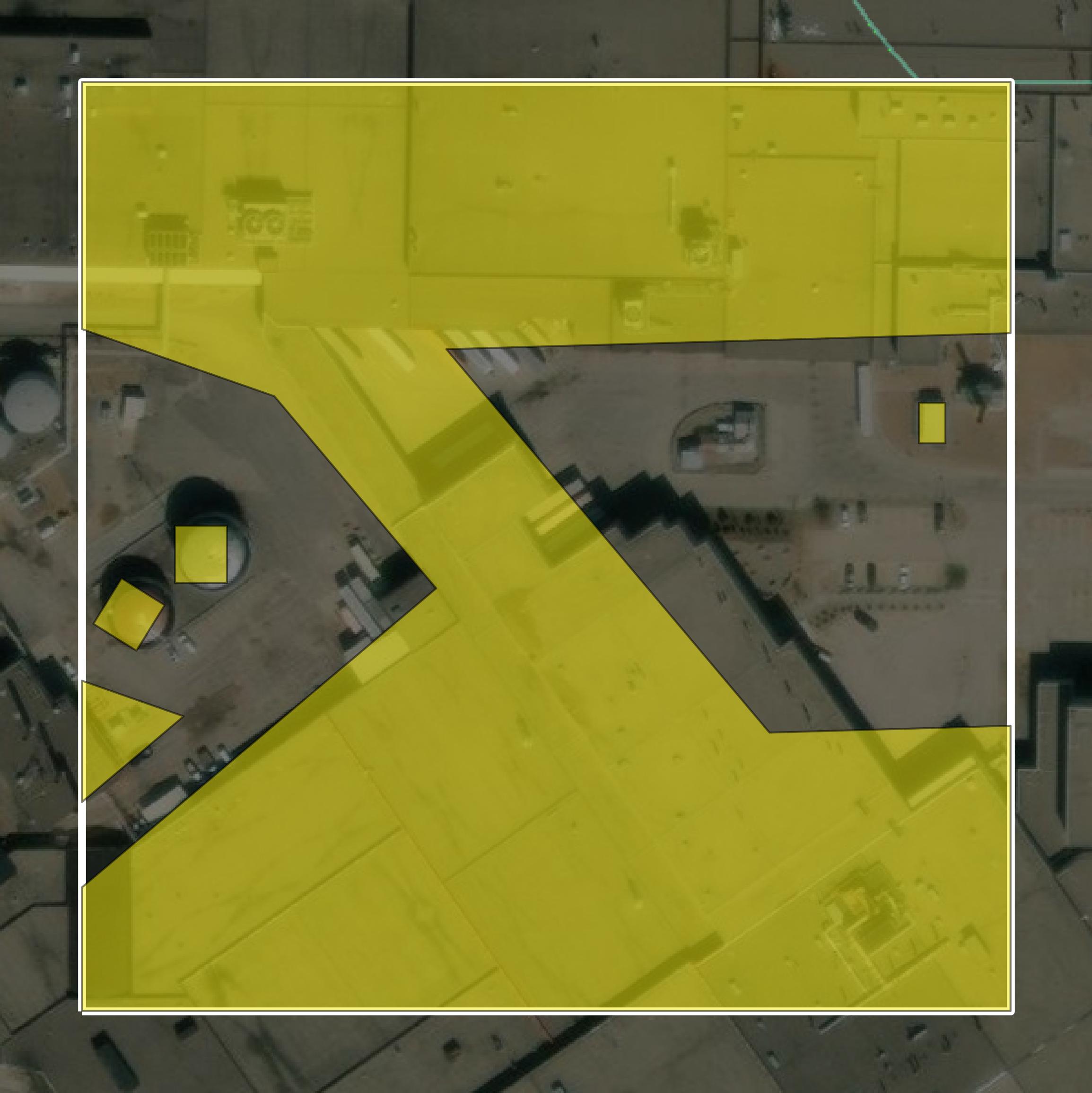This image shows parcel and building data in McLeod County created using GIS data in Equator.