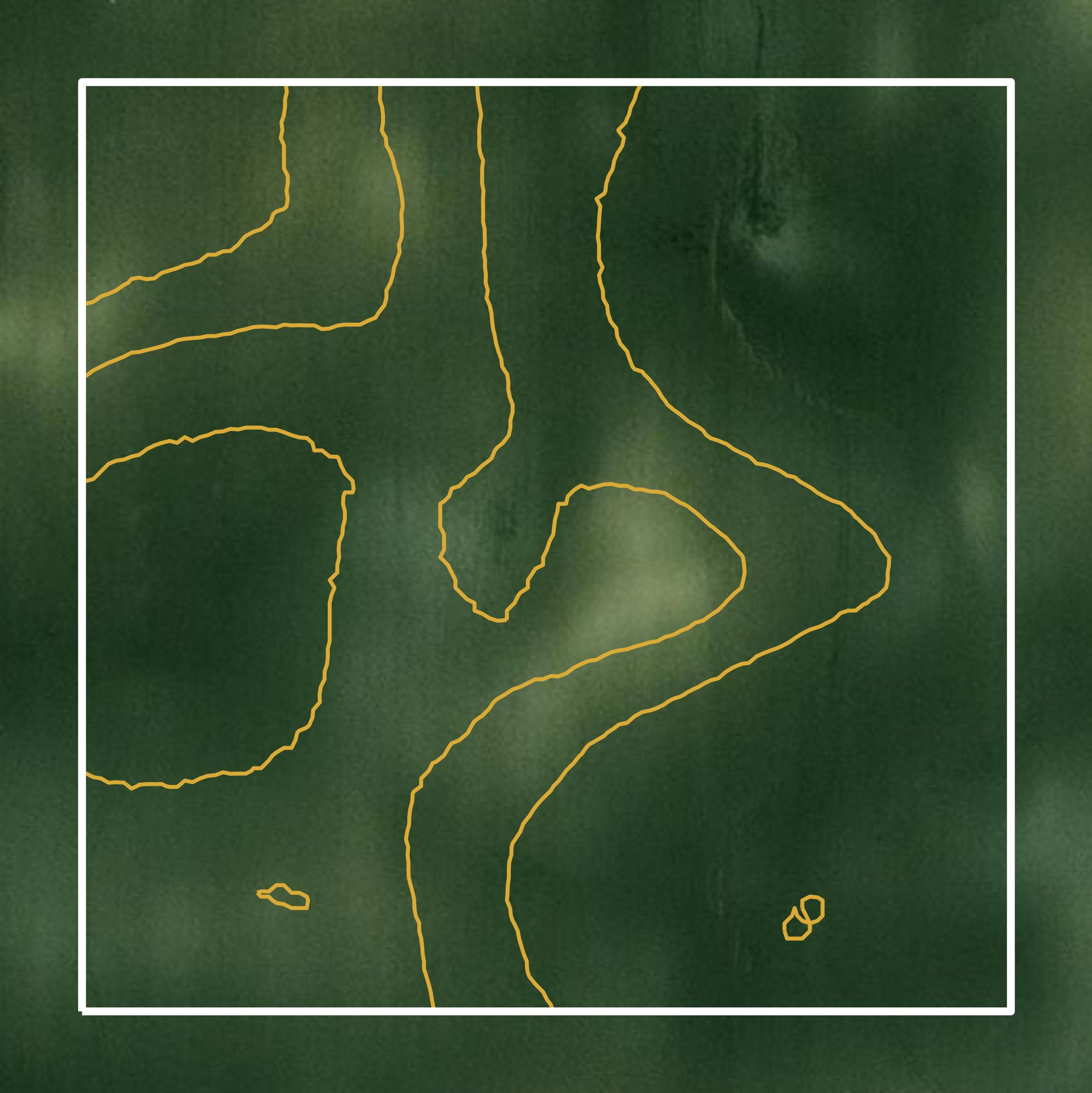 This image shows a contour map in Meeker County created using GIS data in Equator.
