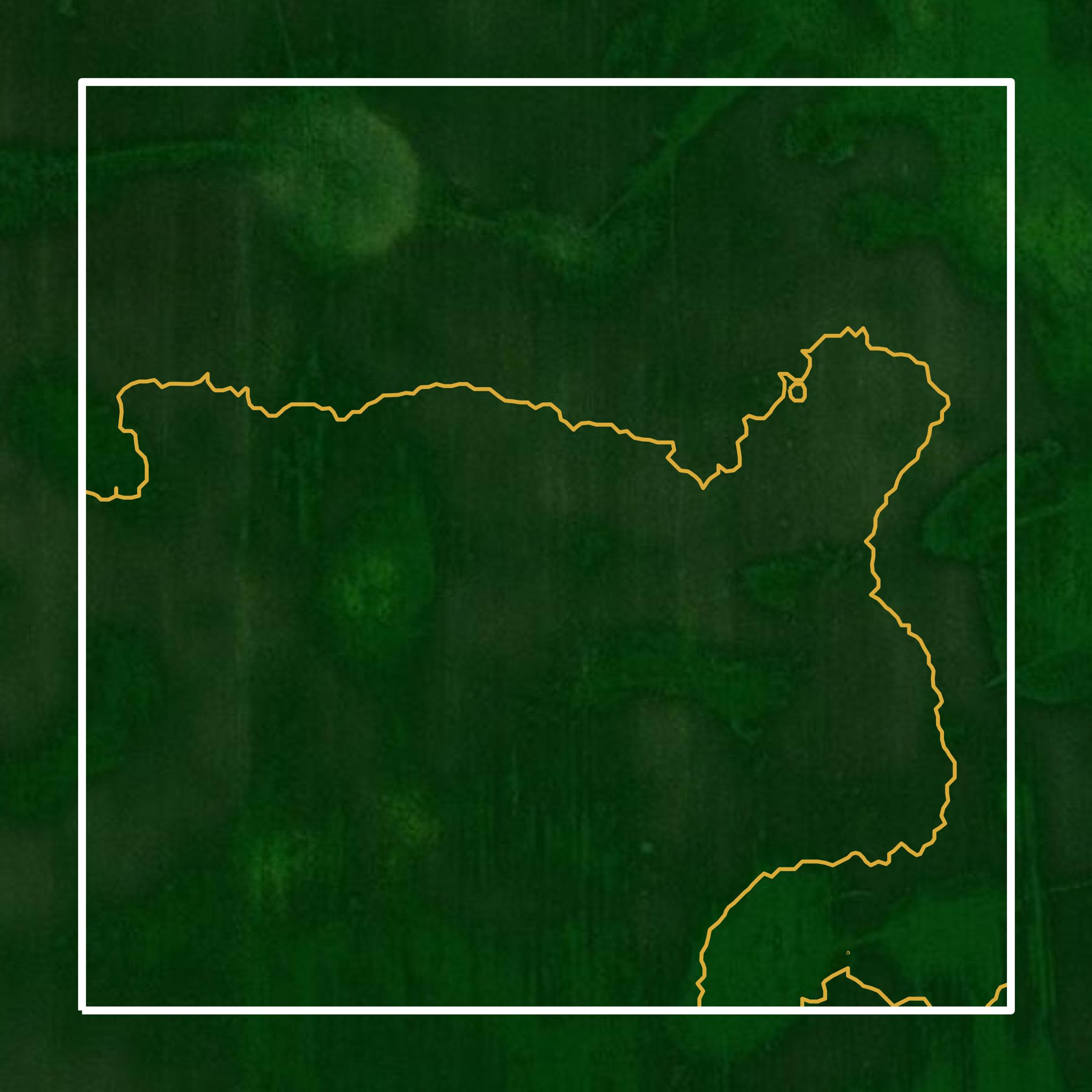 This image shows a contour map in Meeker County created using GIS data in Equator.