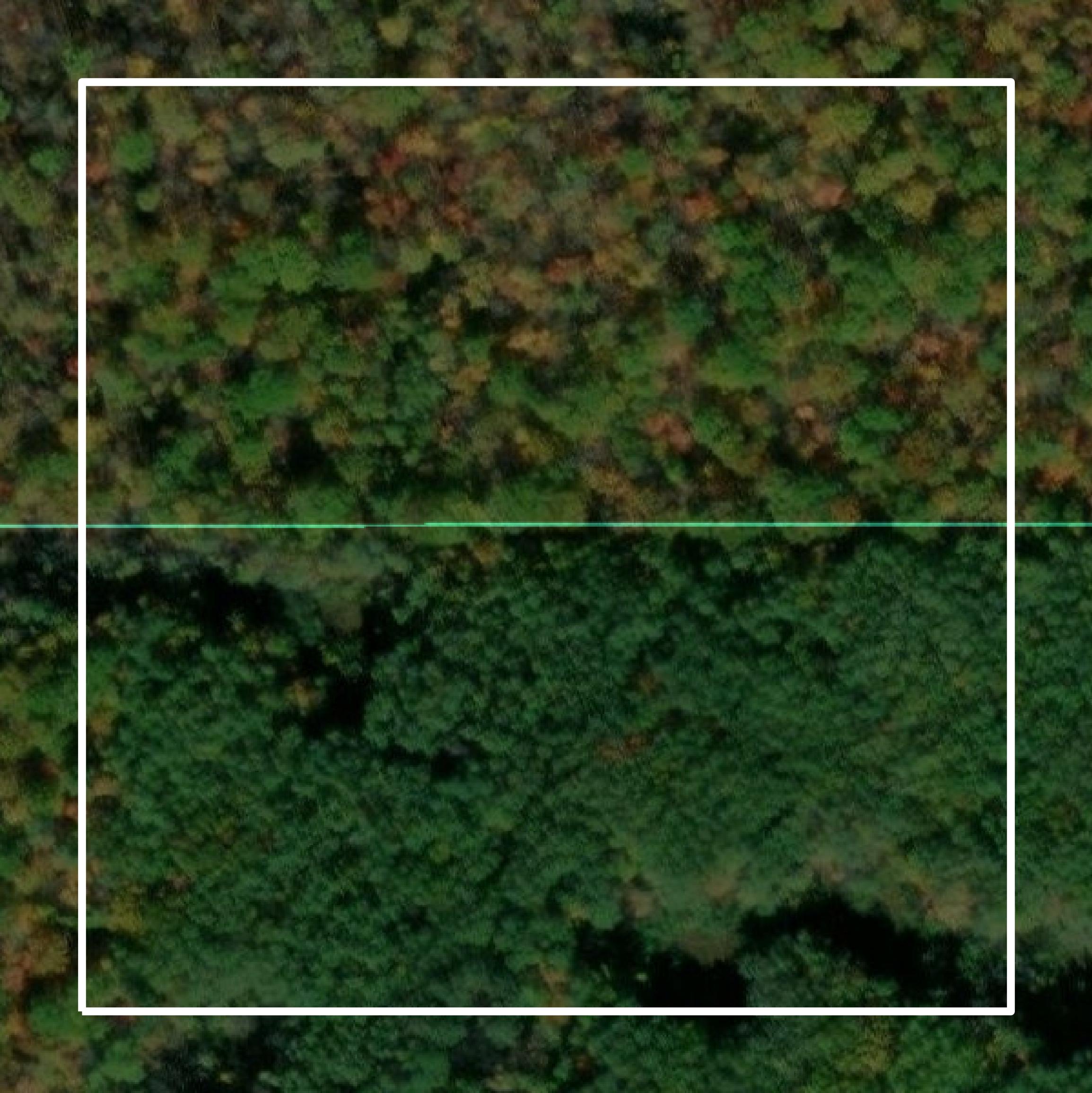 This image shows parcel and building data in Mille Lacs County created using GIS data in Equator.