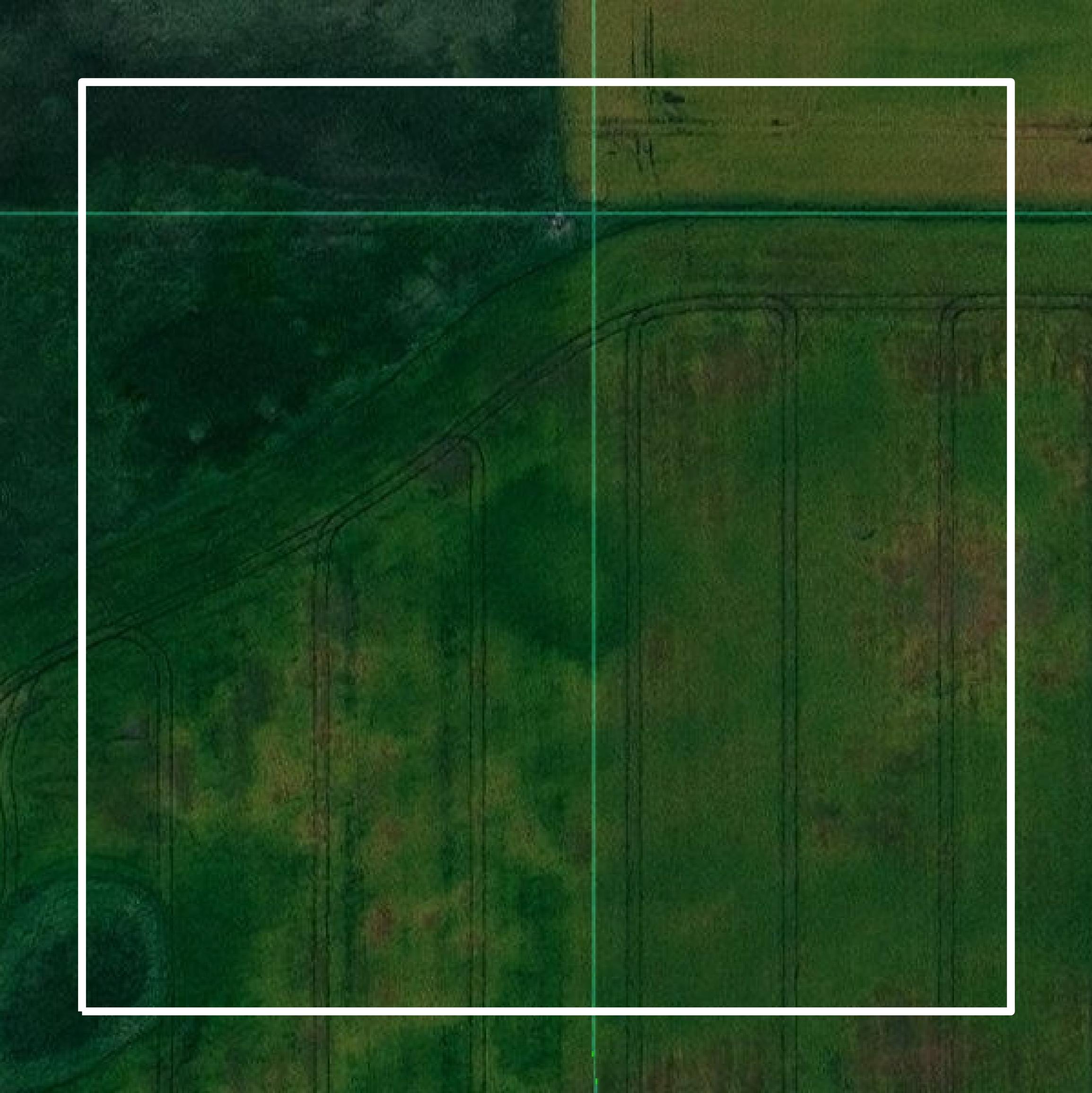 This image shows parcel and building data in Murray County created using GIS data in Equator.