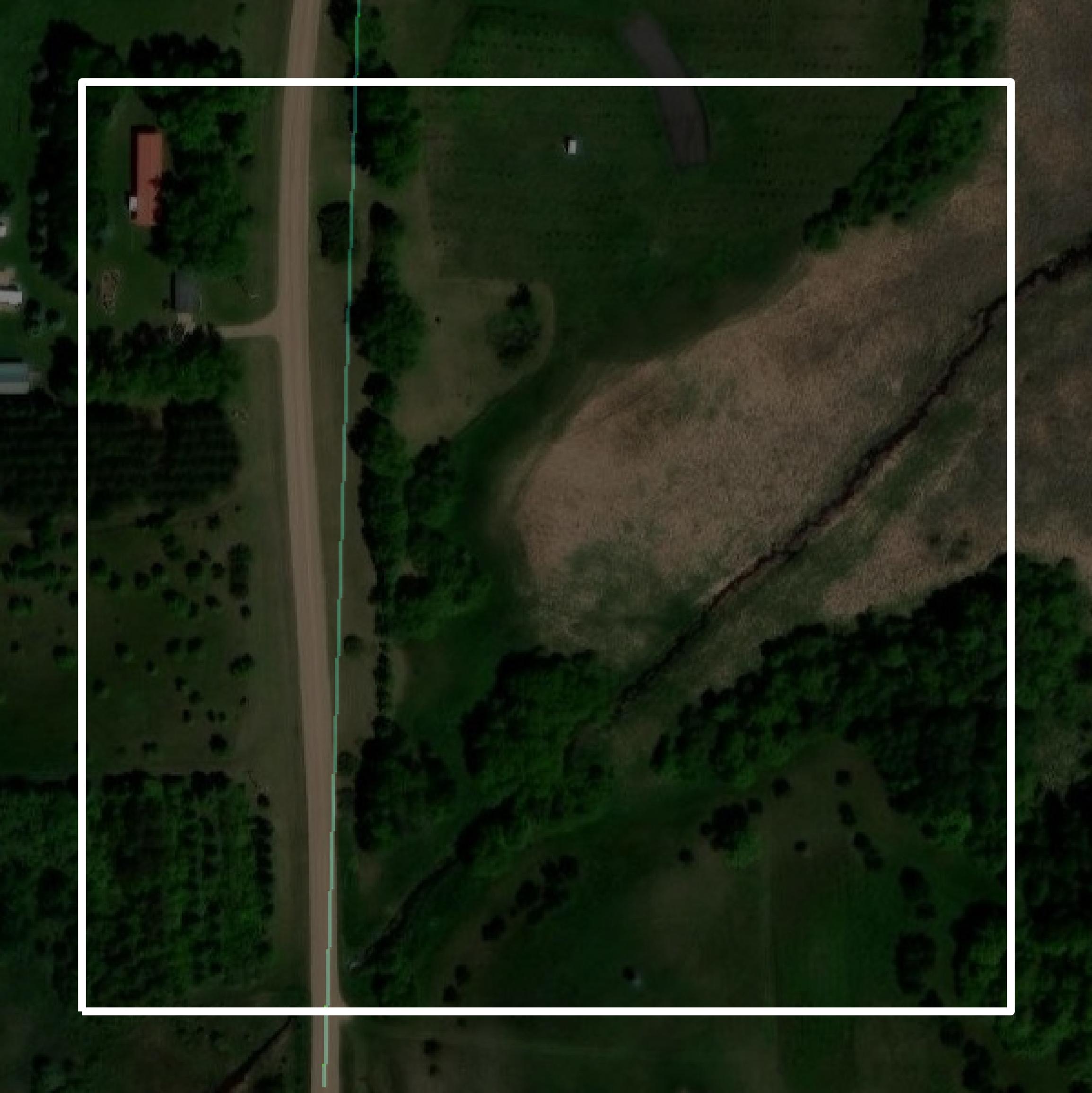 This image shows parcel and building data in Otter Tail County created using GIS data in Equator.