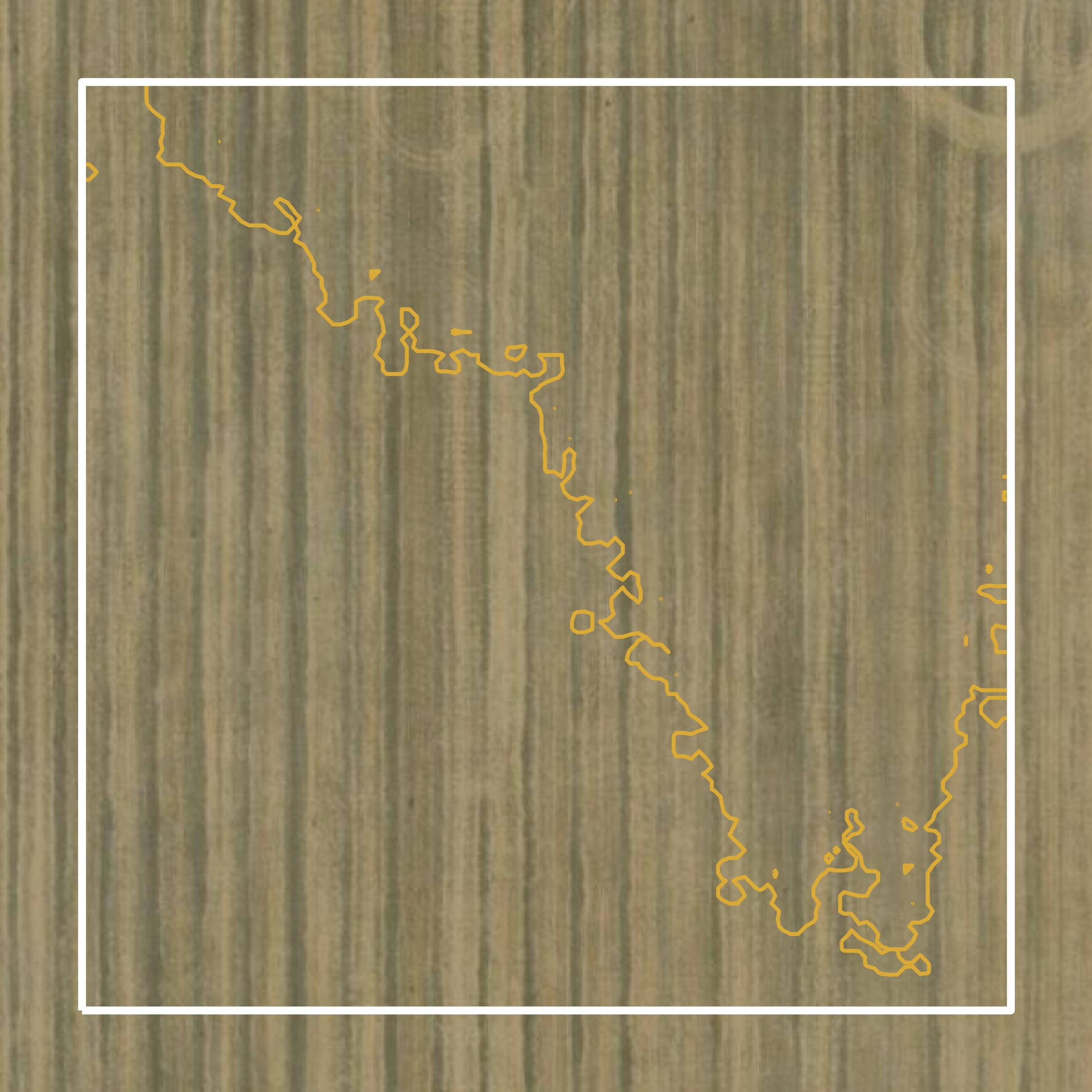 This image shows a contour map in Polk County created using GIS data in Equator.