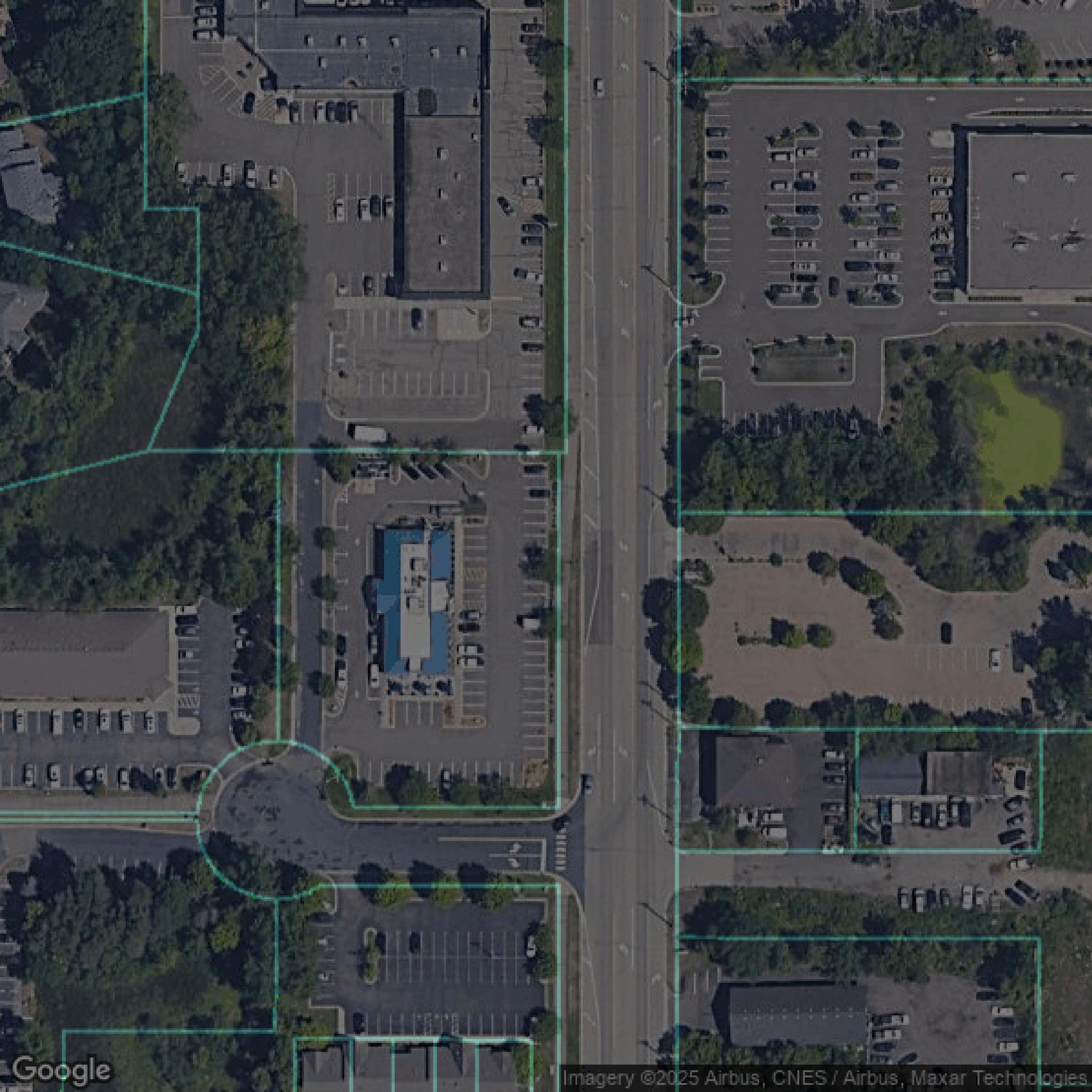 This image shows parcel data in Ramsey County created using GIS data in Equator.