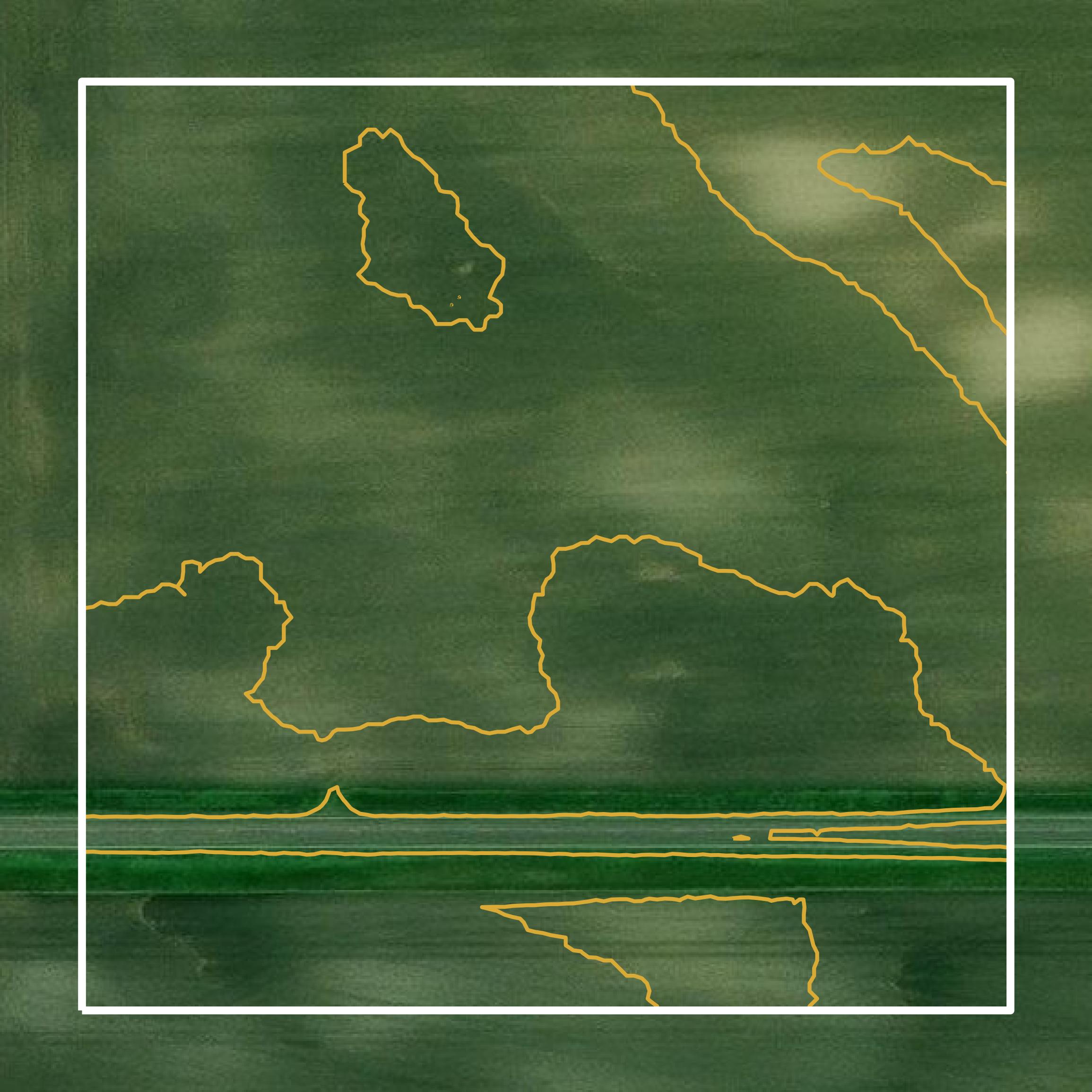 This image shows a contour map in Renville County created using GIS data in Equator.