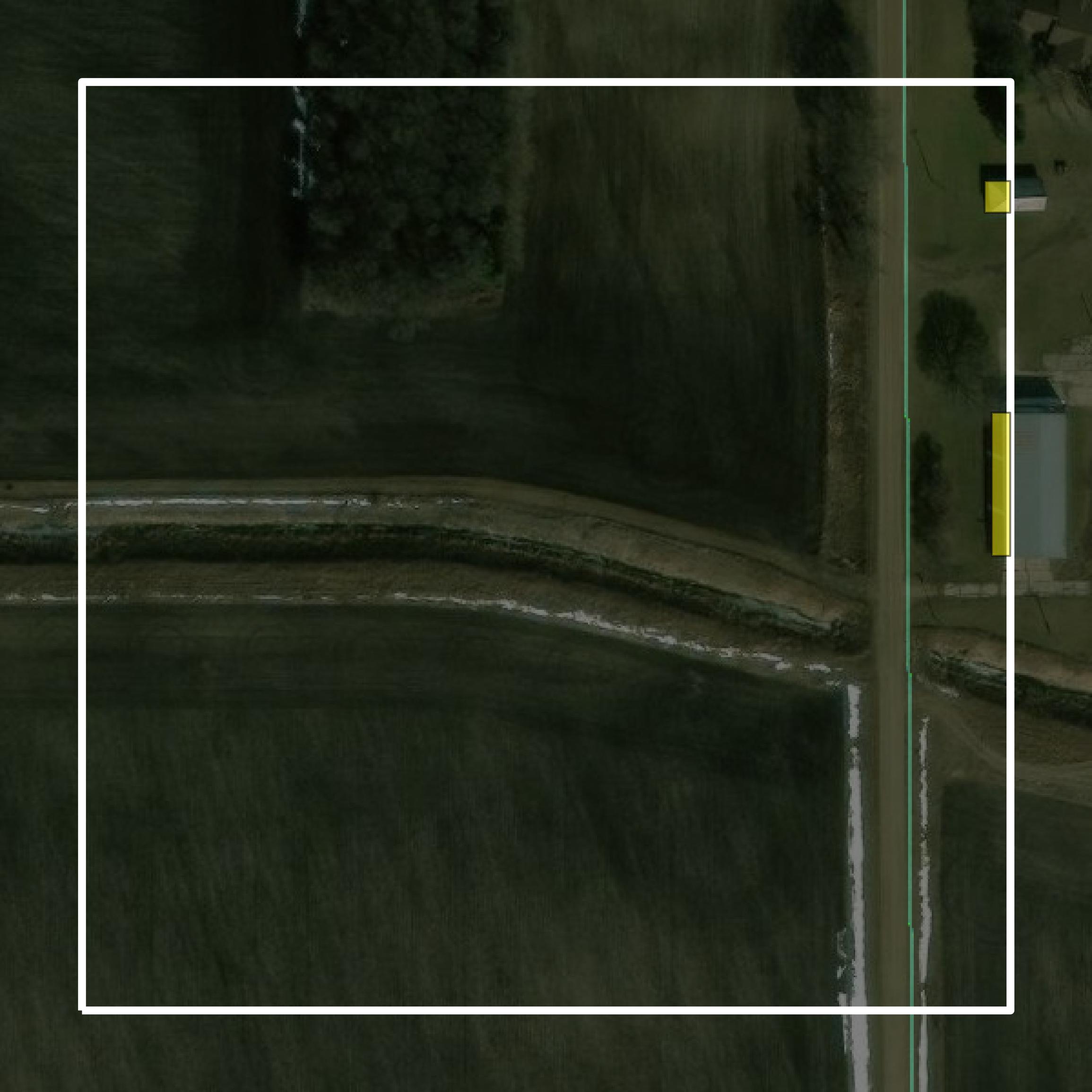 This image shows parcel and building data in Sibley County created using GIS data in Equator.