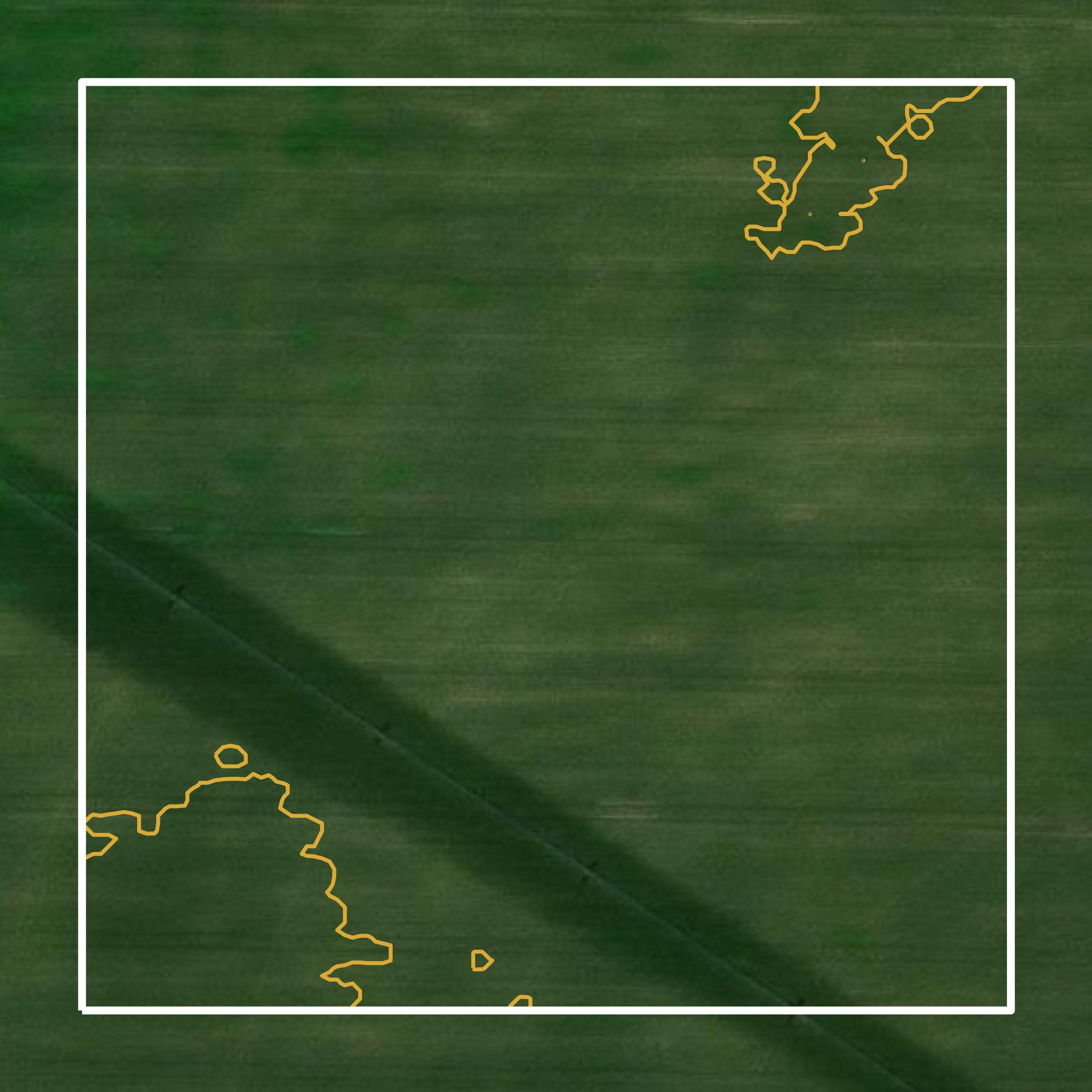 This image shows a contour map in Todd County created using GIS data in Equator.