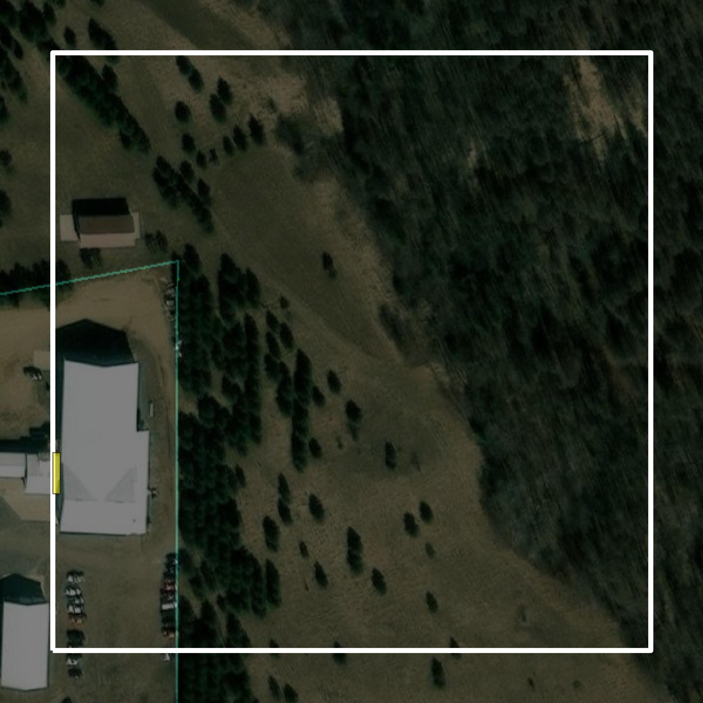 This image shows parcel and building data in Wadena County created using GIS data in Equator.