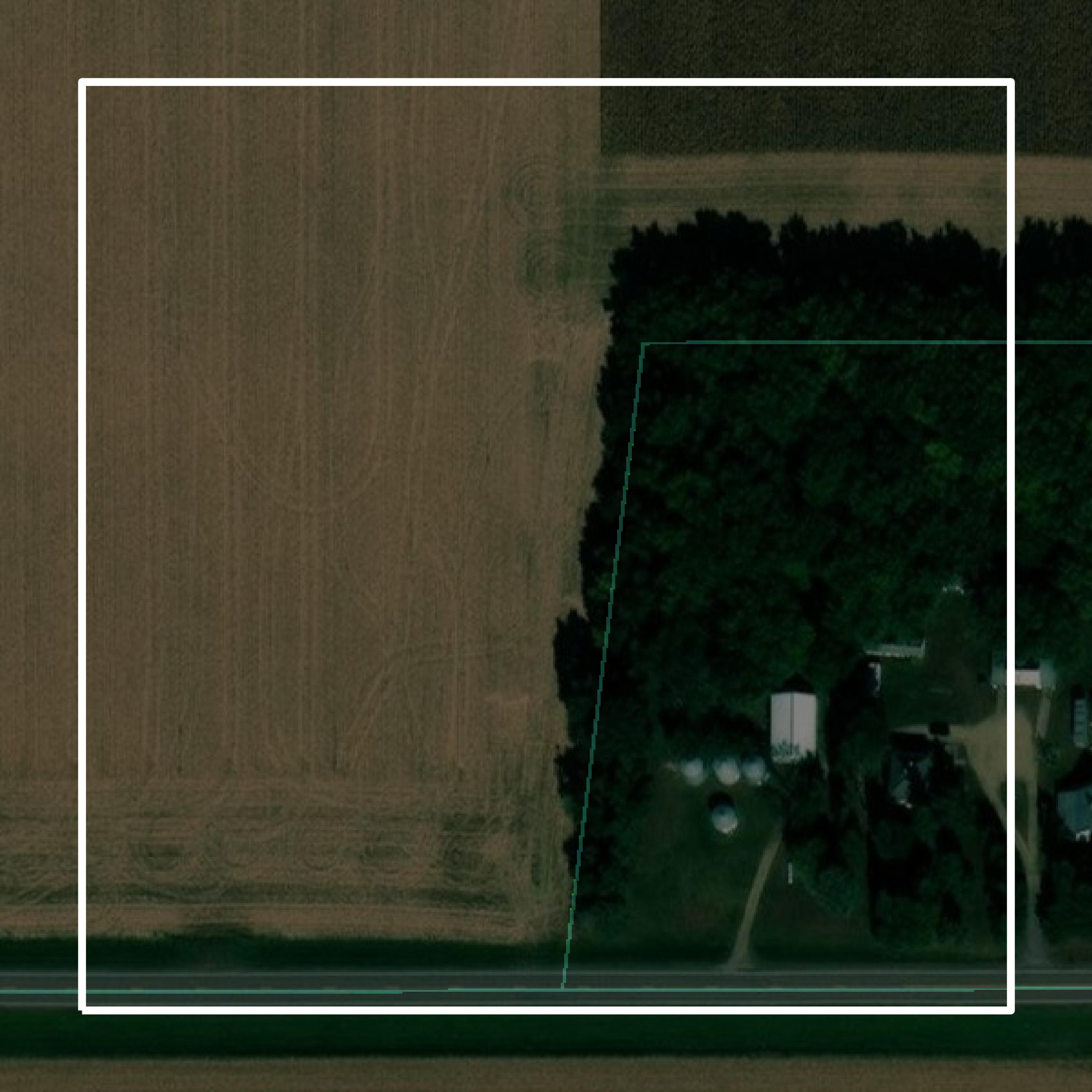This image shows parcel and building data in Watonwan County created using GIS data in Equator.