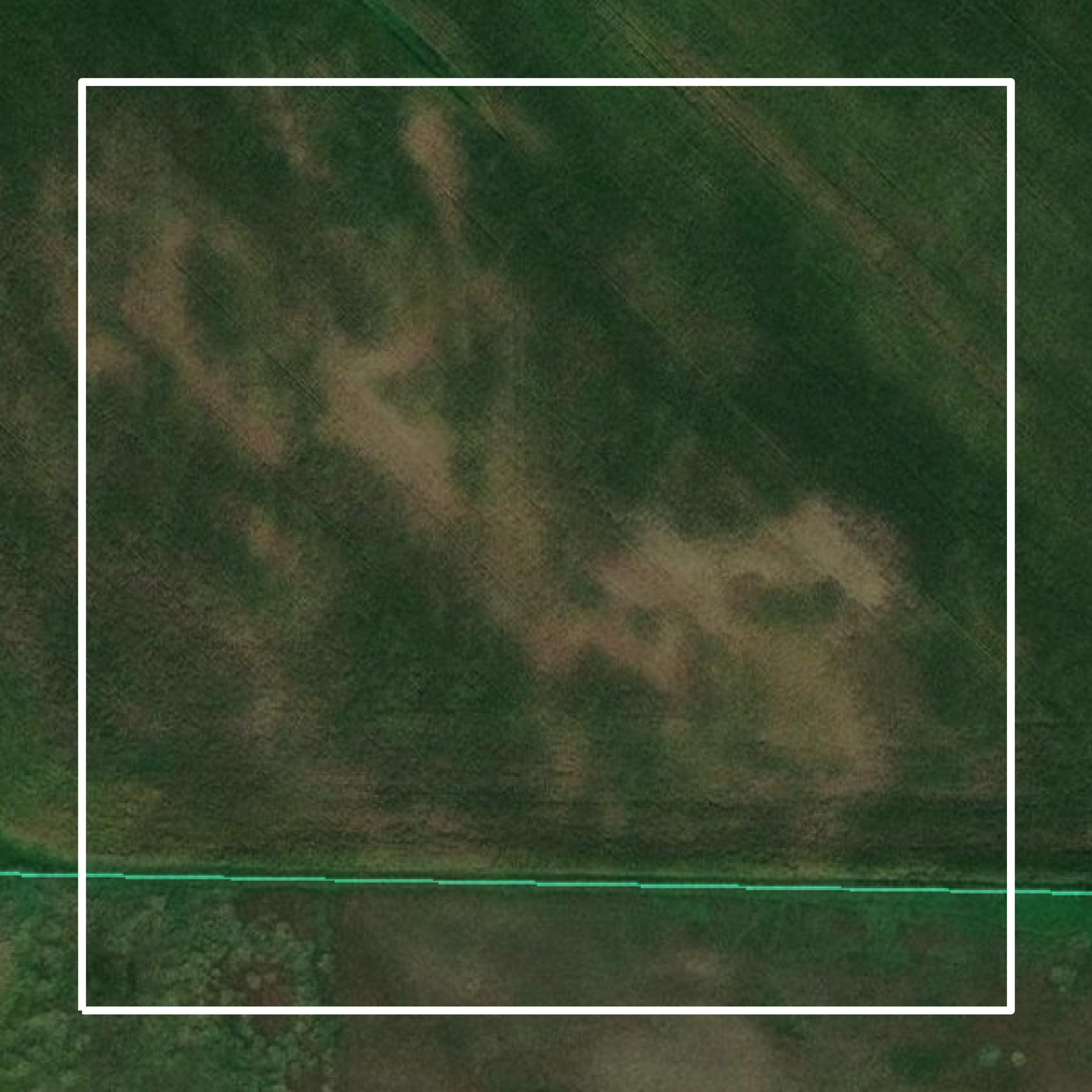 This image shows parcel and building data in Yellow Medicine County created using GIS data in Equator.