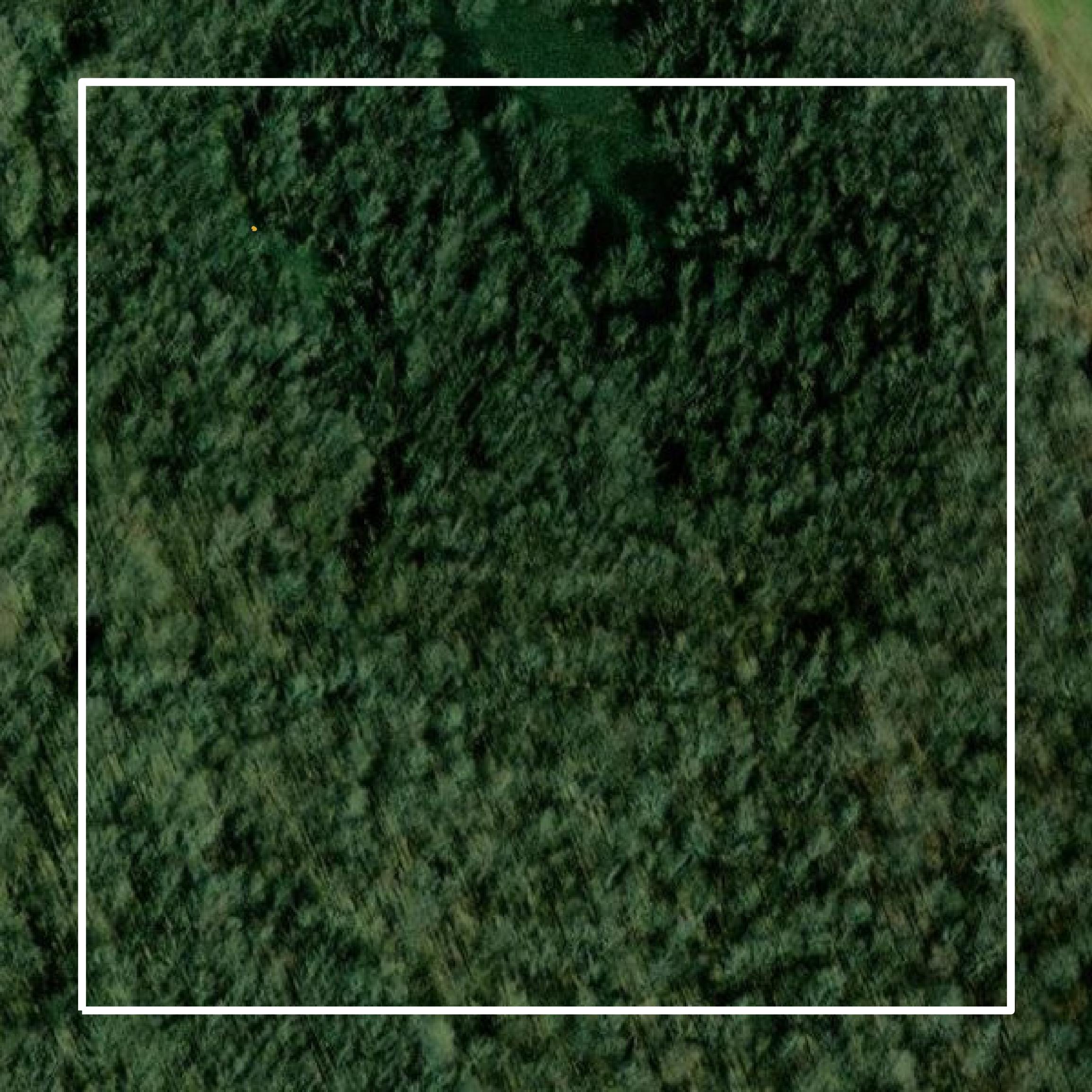 This image shows a contour map in Alcorn County created using GIS data in Equator.