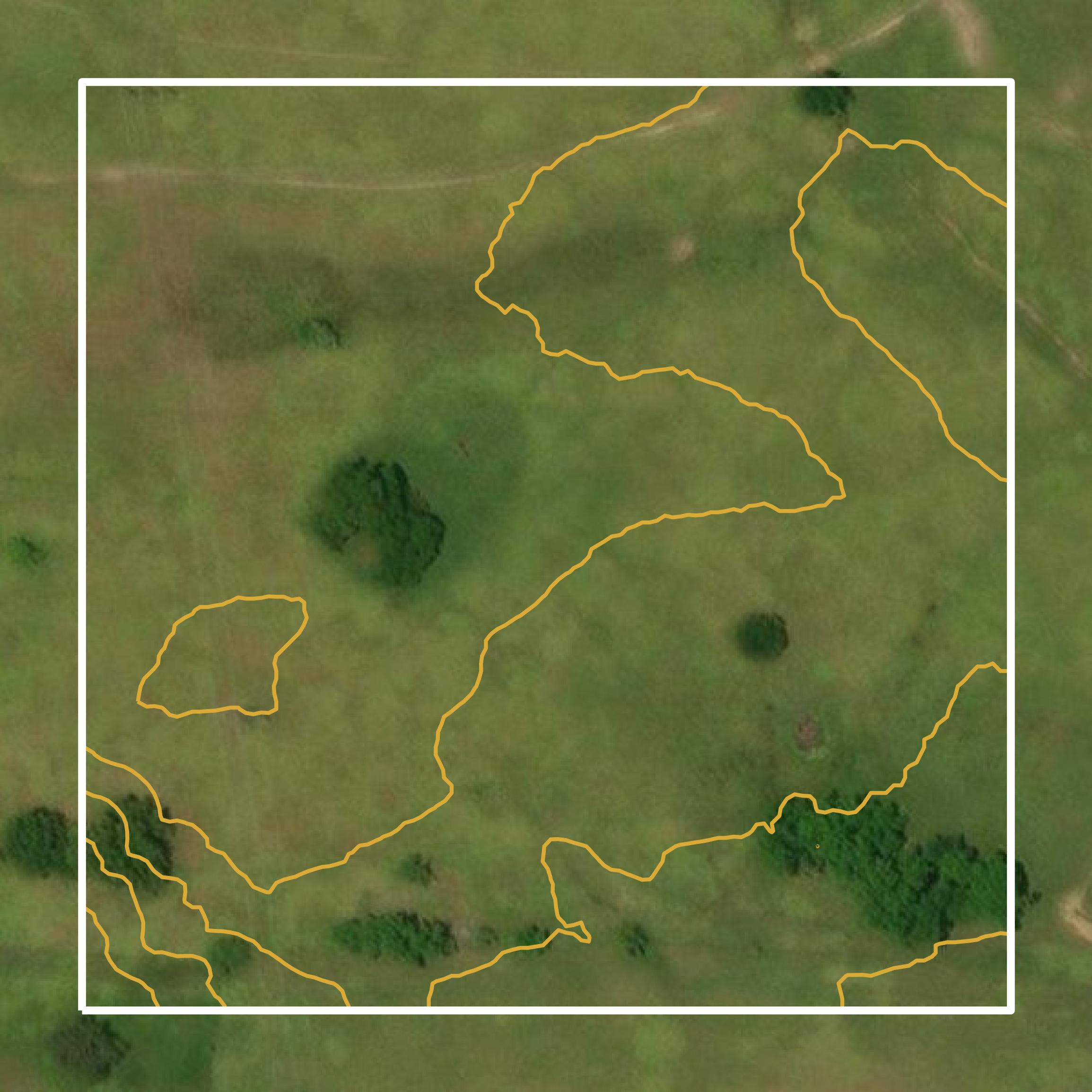 This image shows a contour map in Choctaw County created using GIS data in Equator.