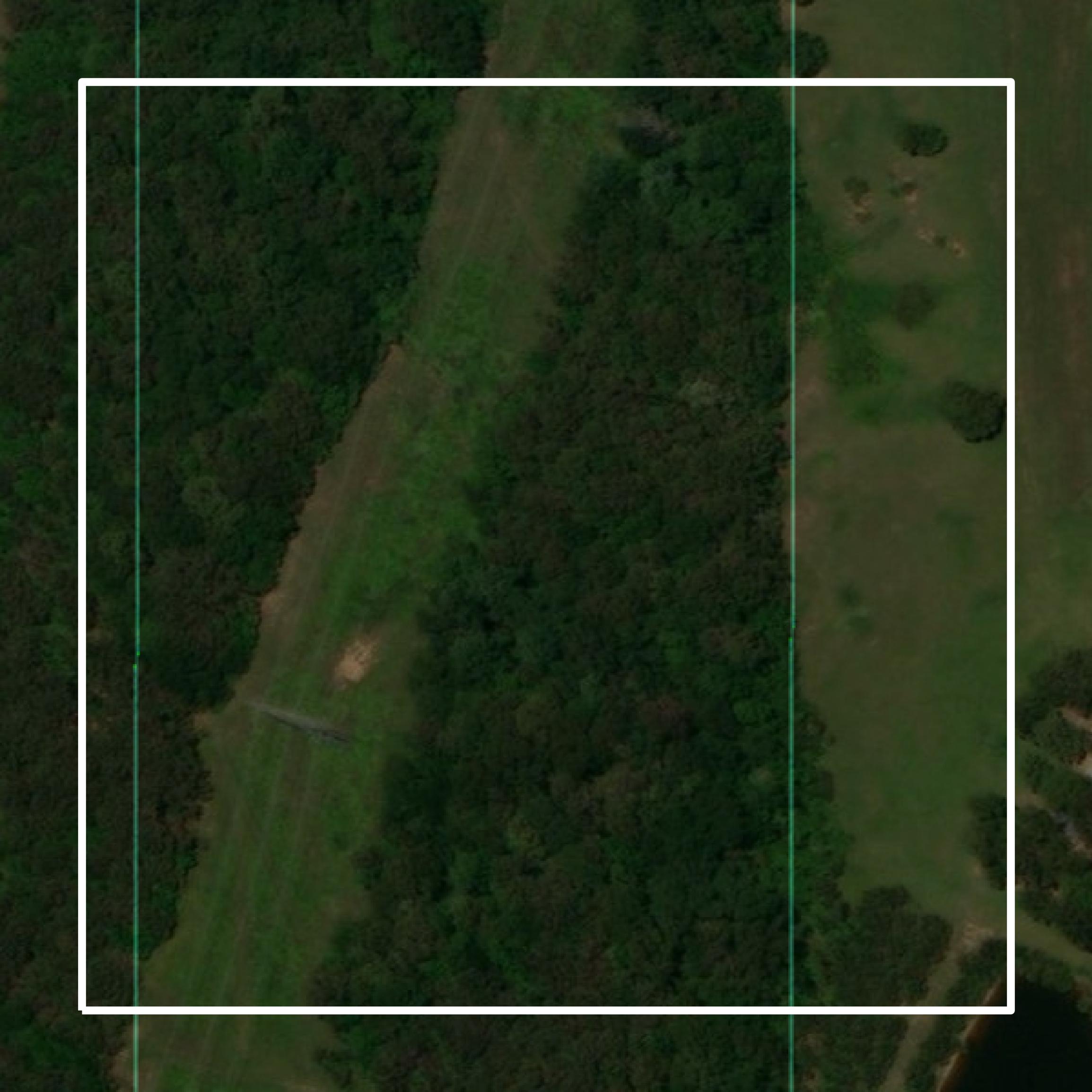 This image shows parcel and building data in Copiah County created using GIS data in Equator.