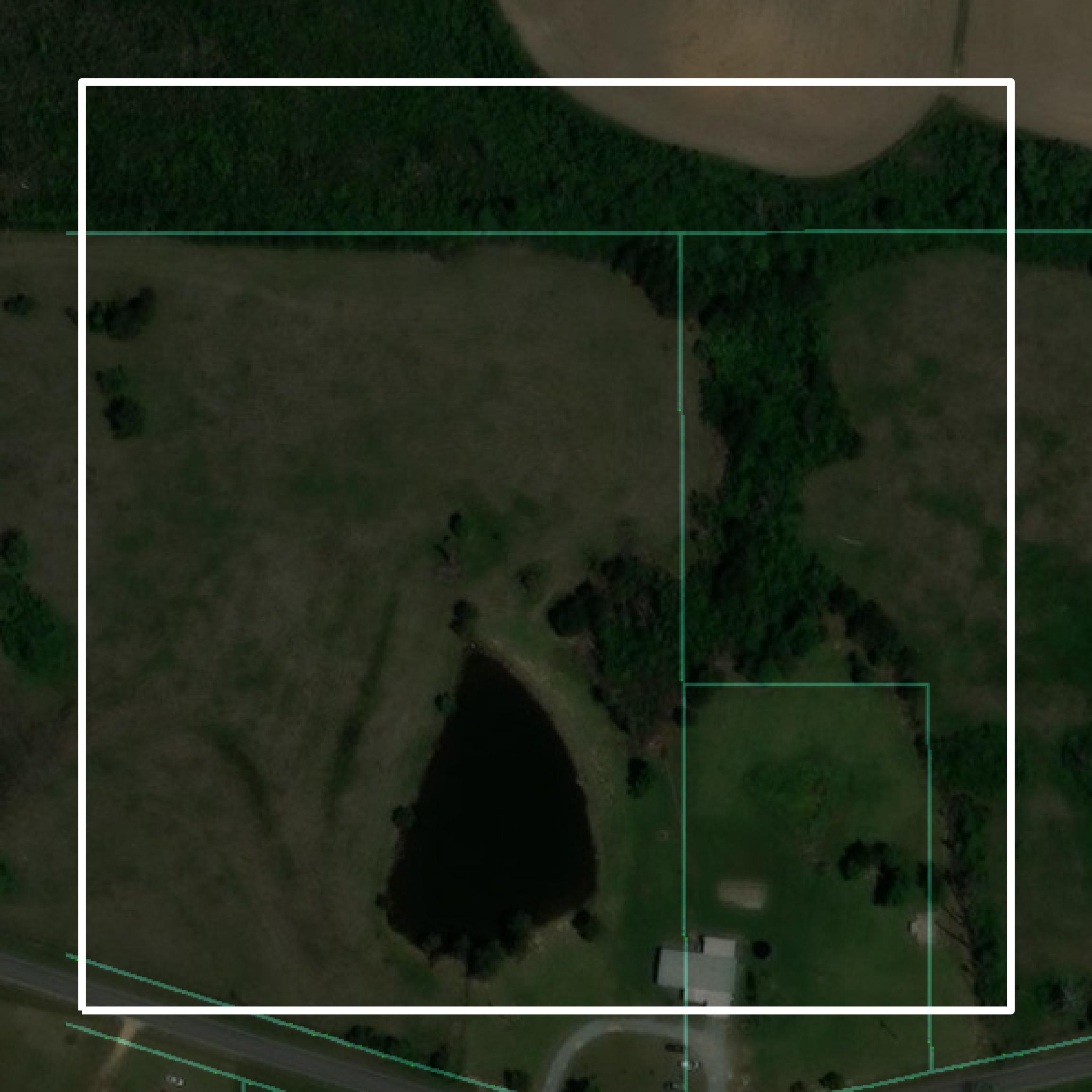 This image shows parcel and building data in Covington County created using GIS data in Equator.