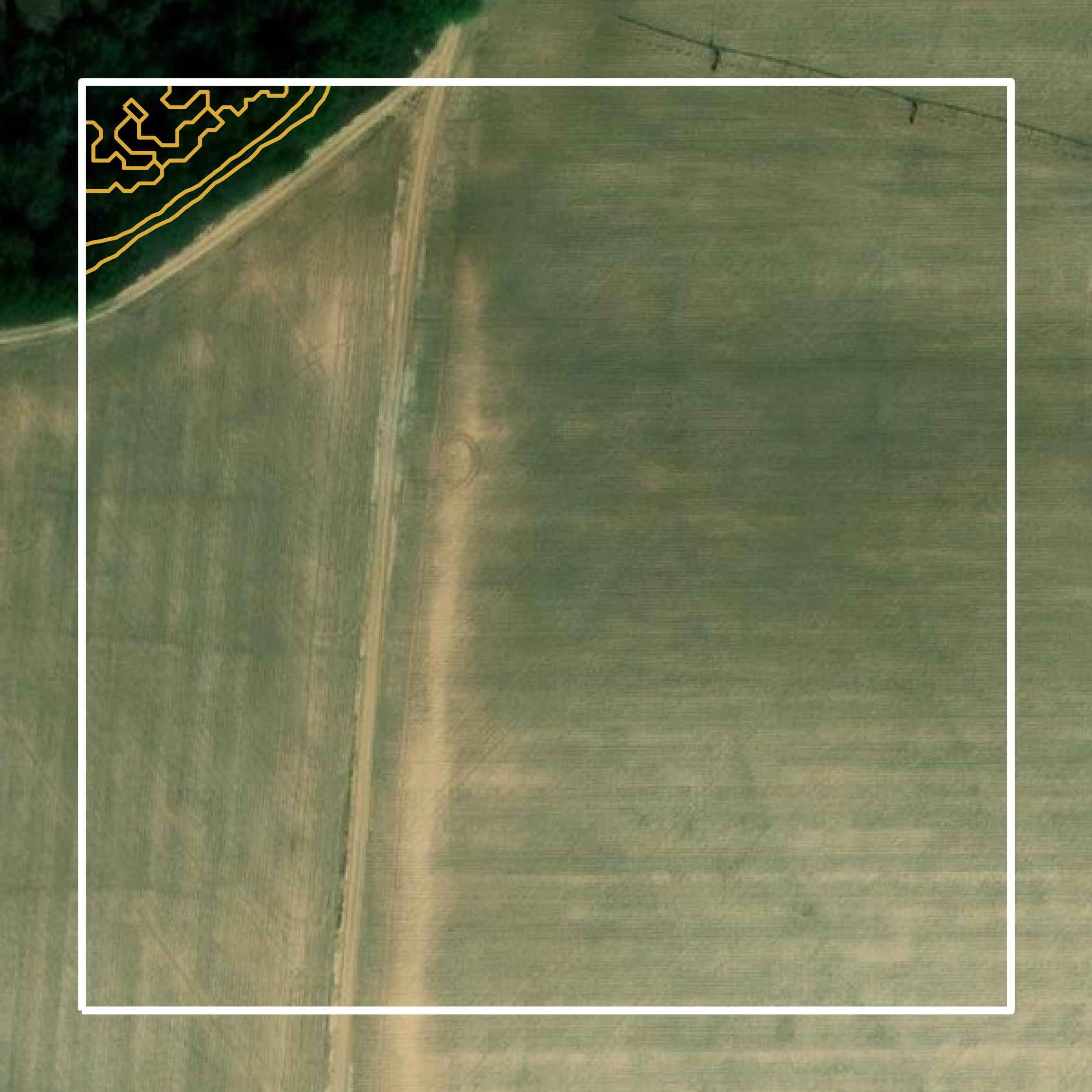 This image shows a contour map in Humphreys County created using GIS data in Equator.