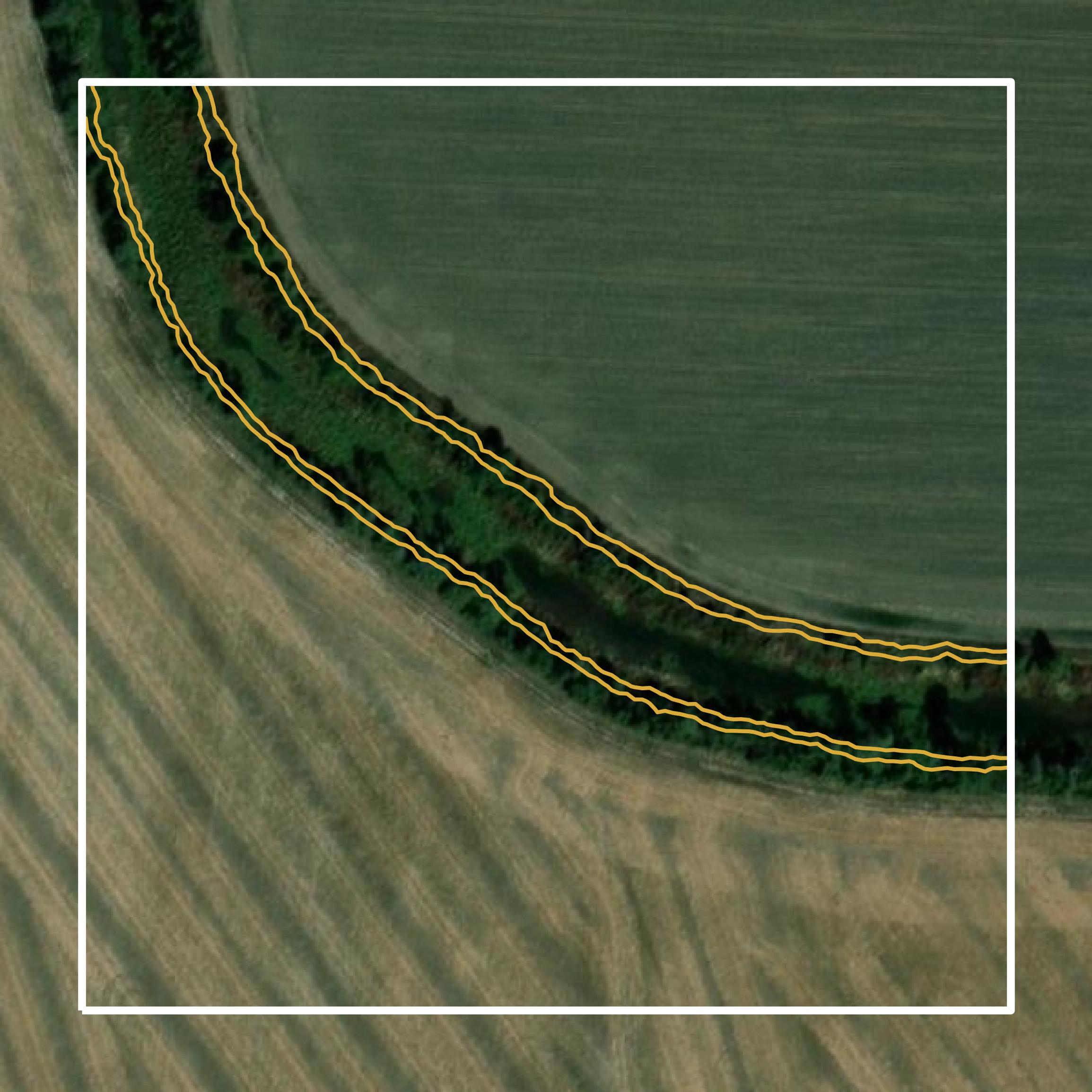 This image shows a contour map in Issaquena County created using GIS data in Equator.