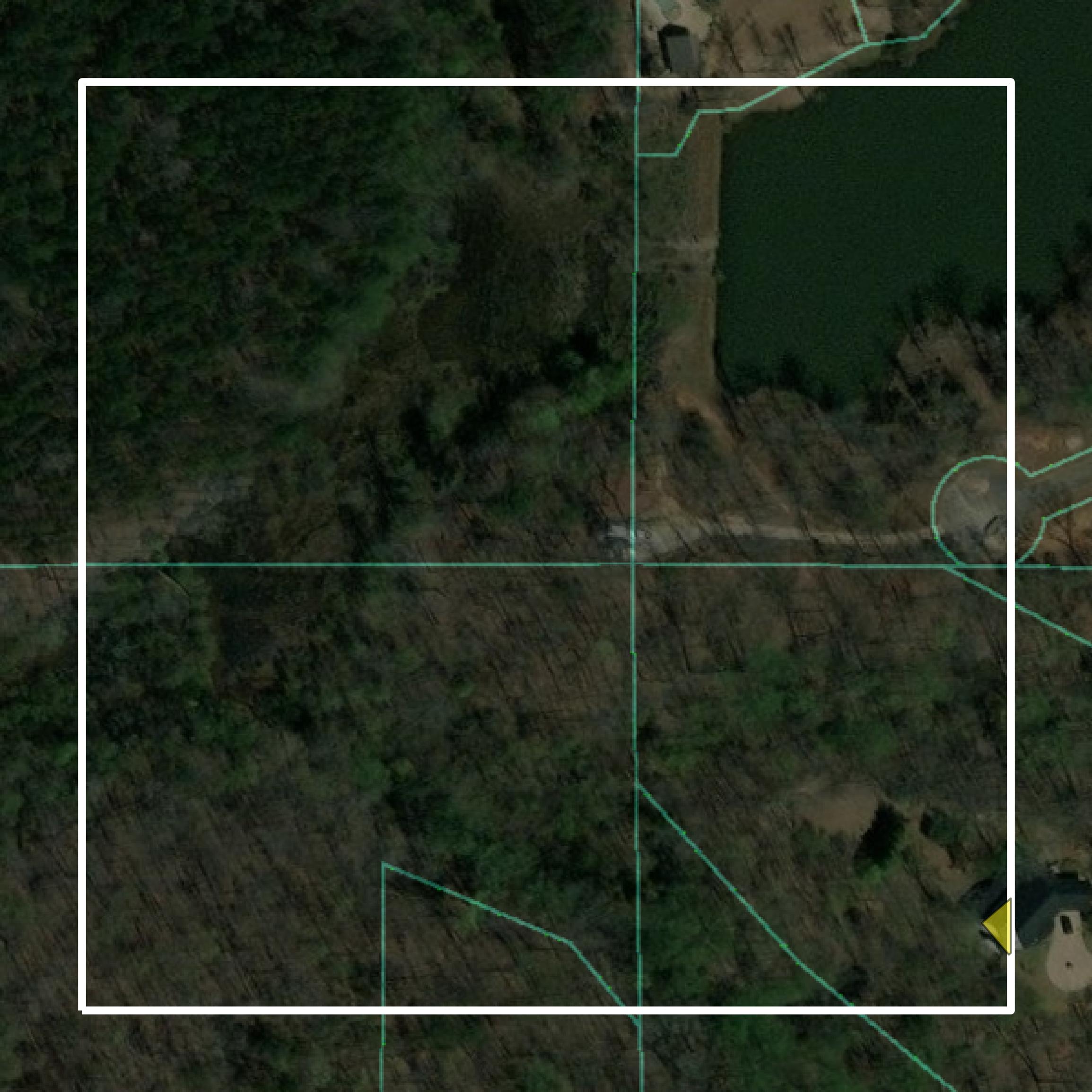 This image shows parcel and building data in Itawamba County created using GIS data in Equator.