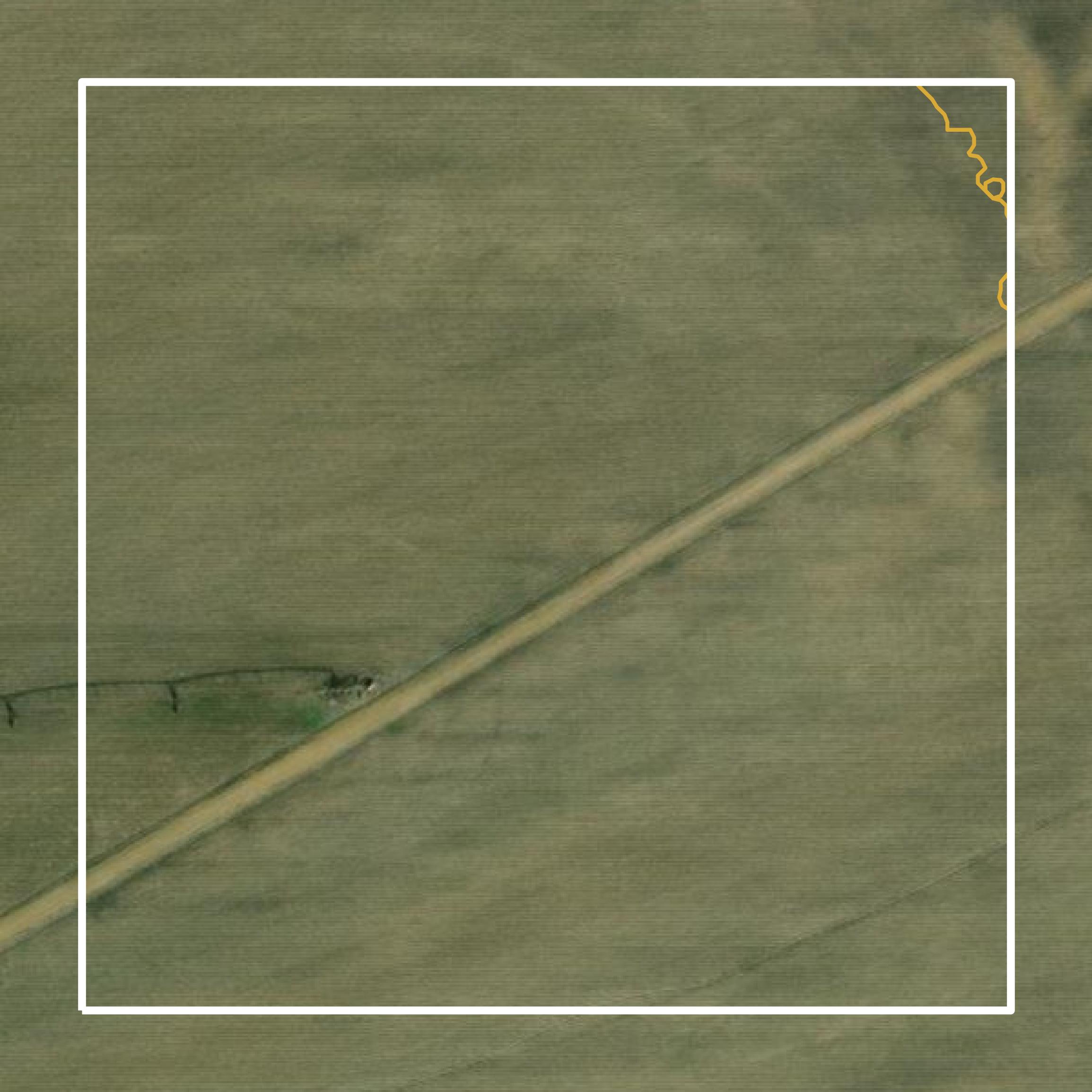 This image shows a contour map in Leflore County created using GIS data in Equator.