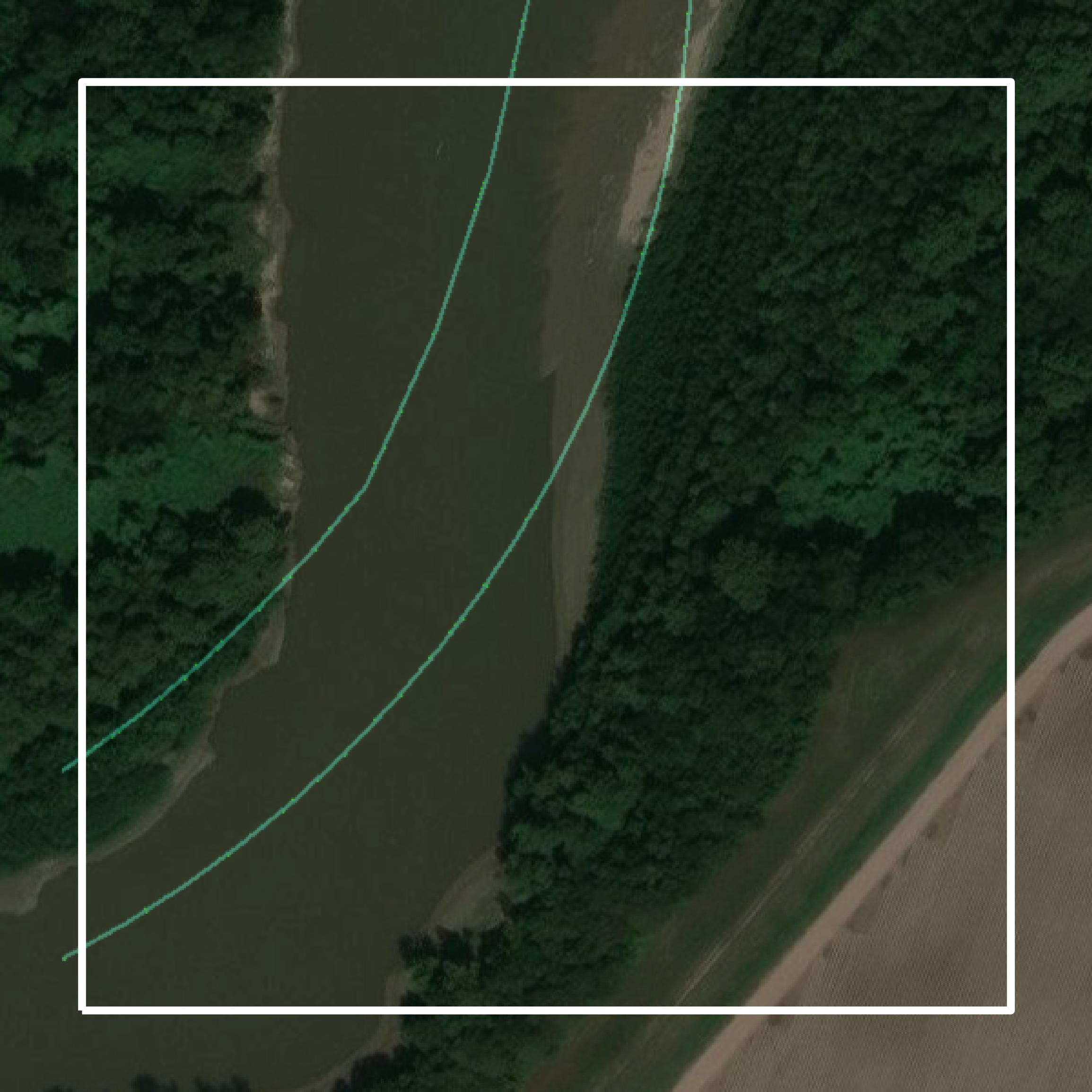 This image shows parcel and building data in Leflore County created using GIS data in Equator.