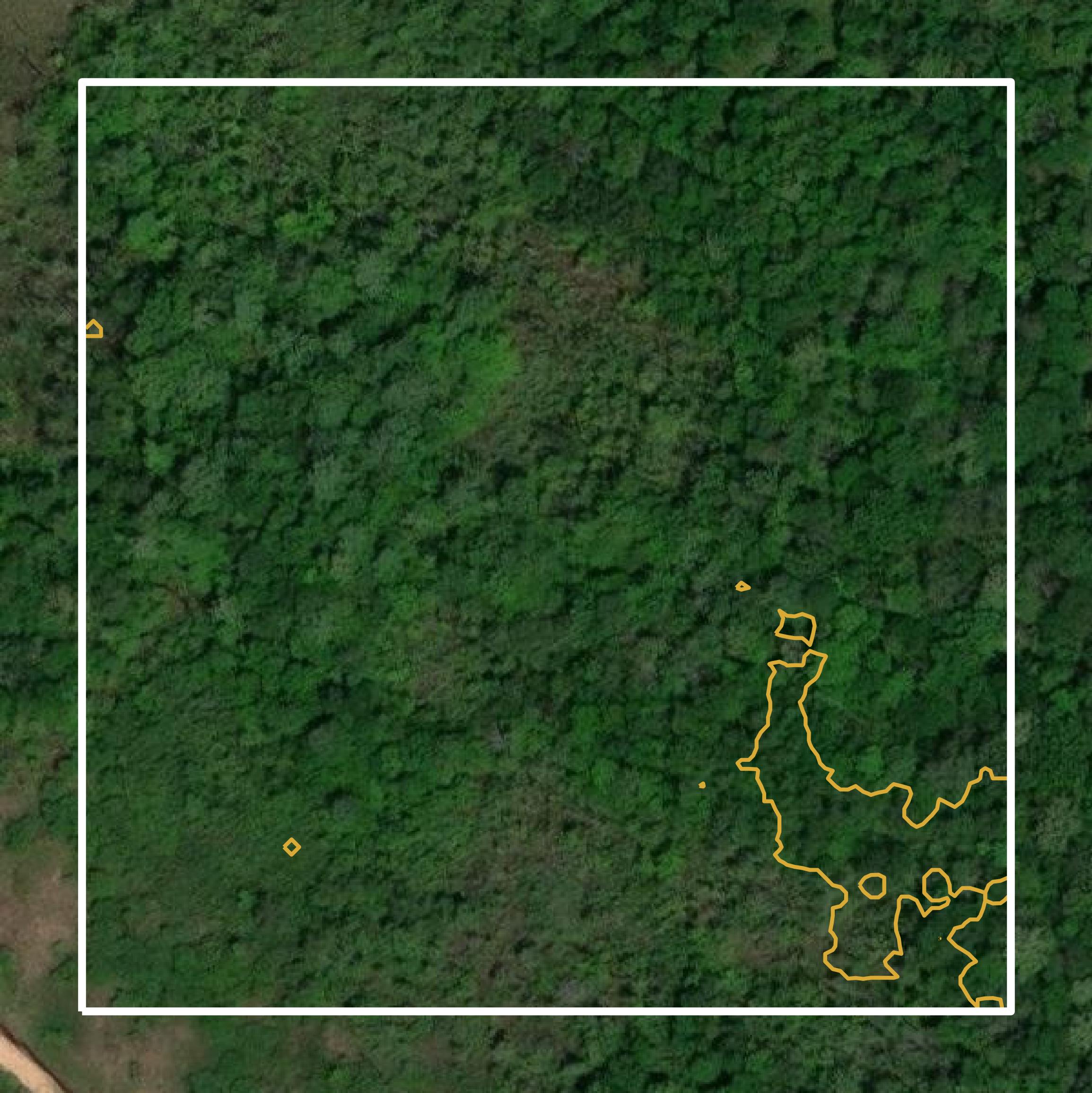 This image shows a contour map in Marshall County created using GIS data in Equator.