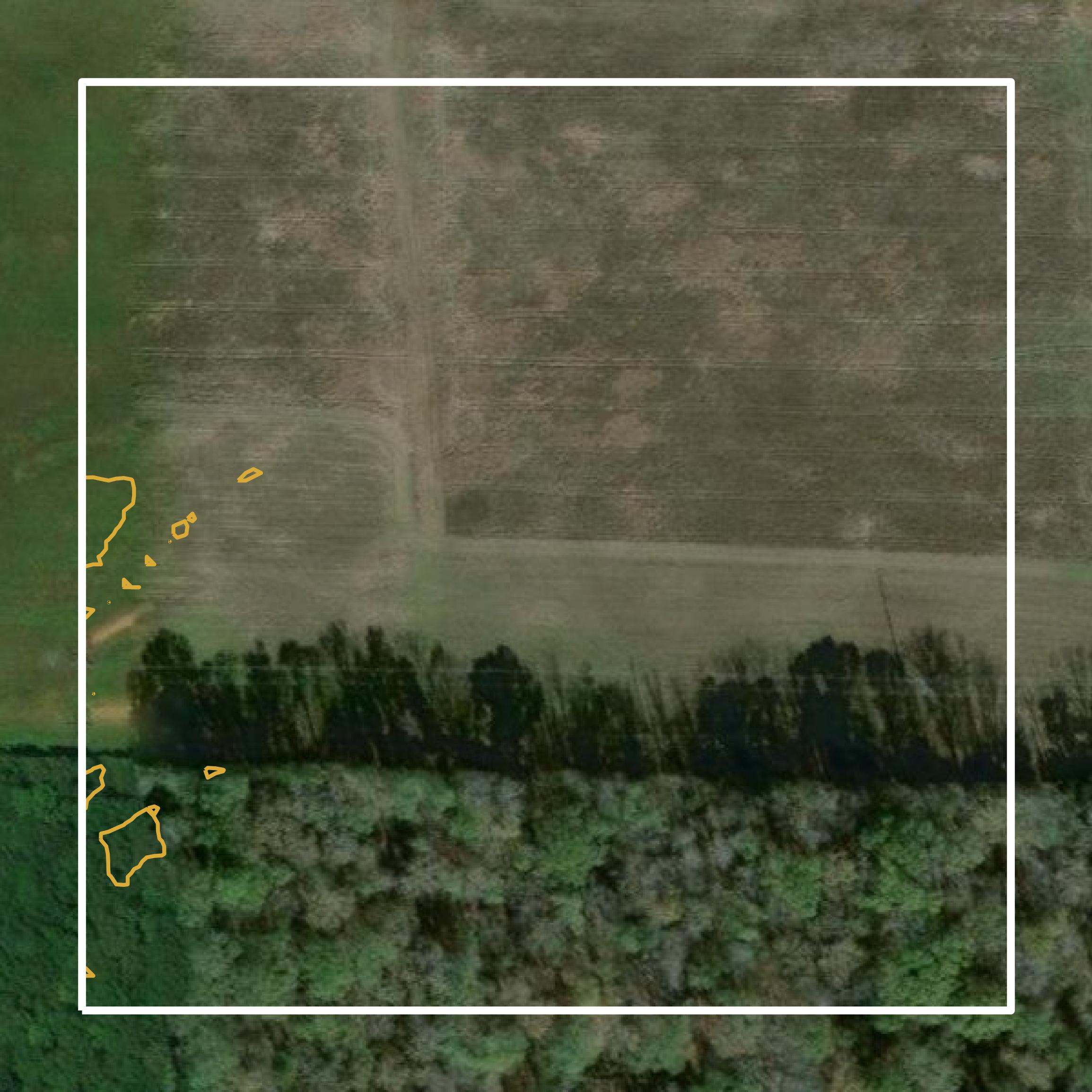 This image shows a contour map in Newton County created using GIS data in Equator.