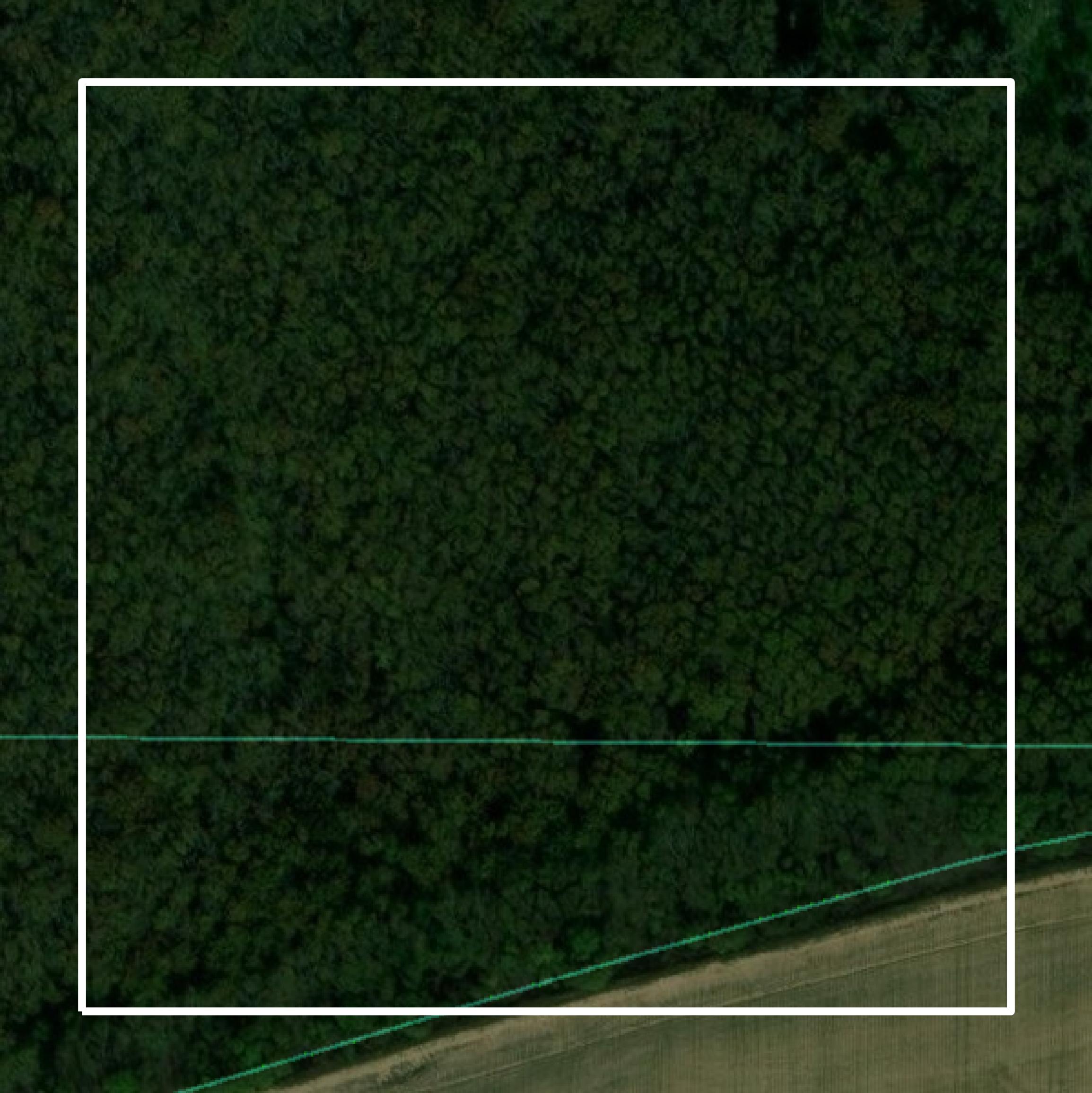 This image shows parcel and building data in Sunflower County created using GIS data in Equator.