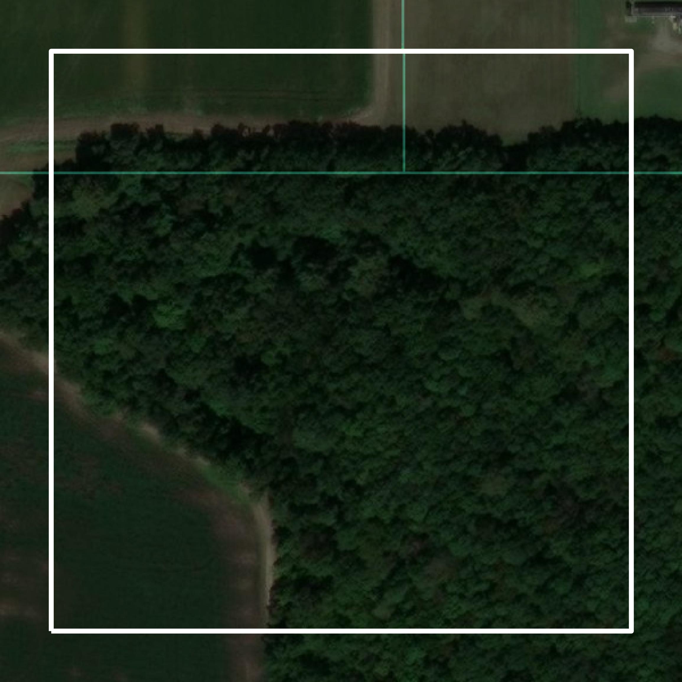 This image shows parcel and building data in Tunica County created using GIS data in Equator.