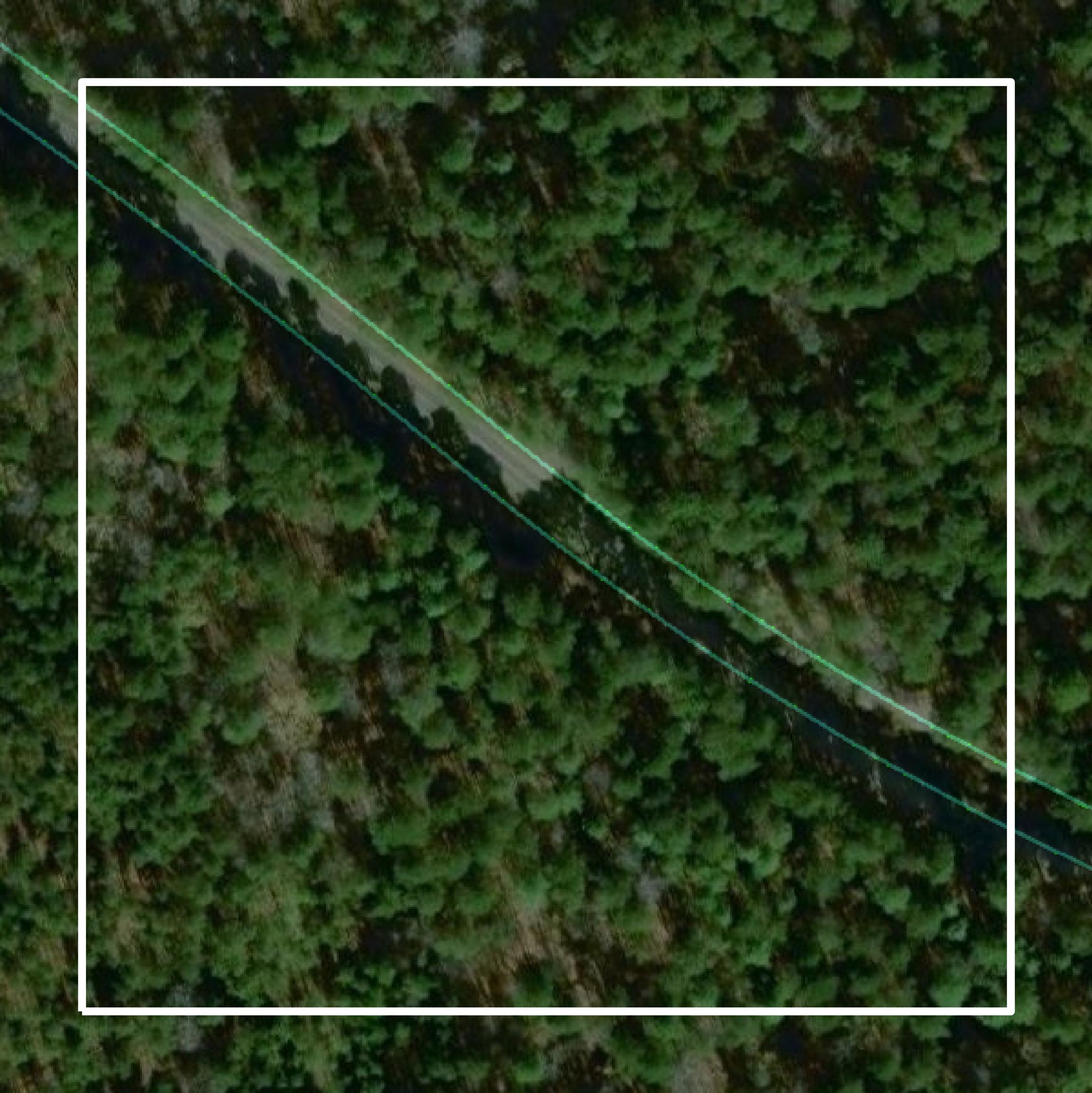 This image shows parcel and building data in Wilkinson County created using GIS data in Equator.