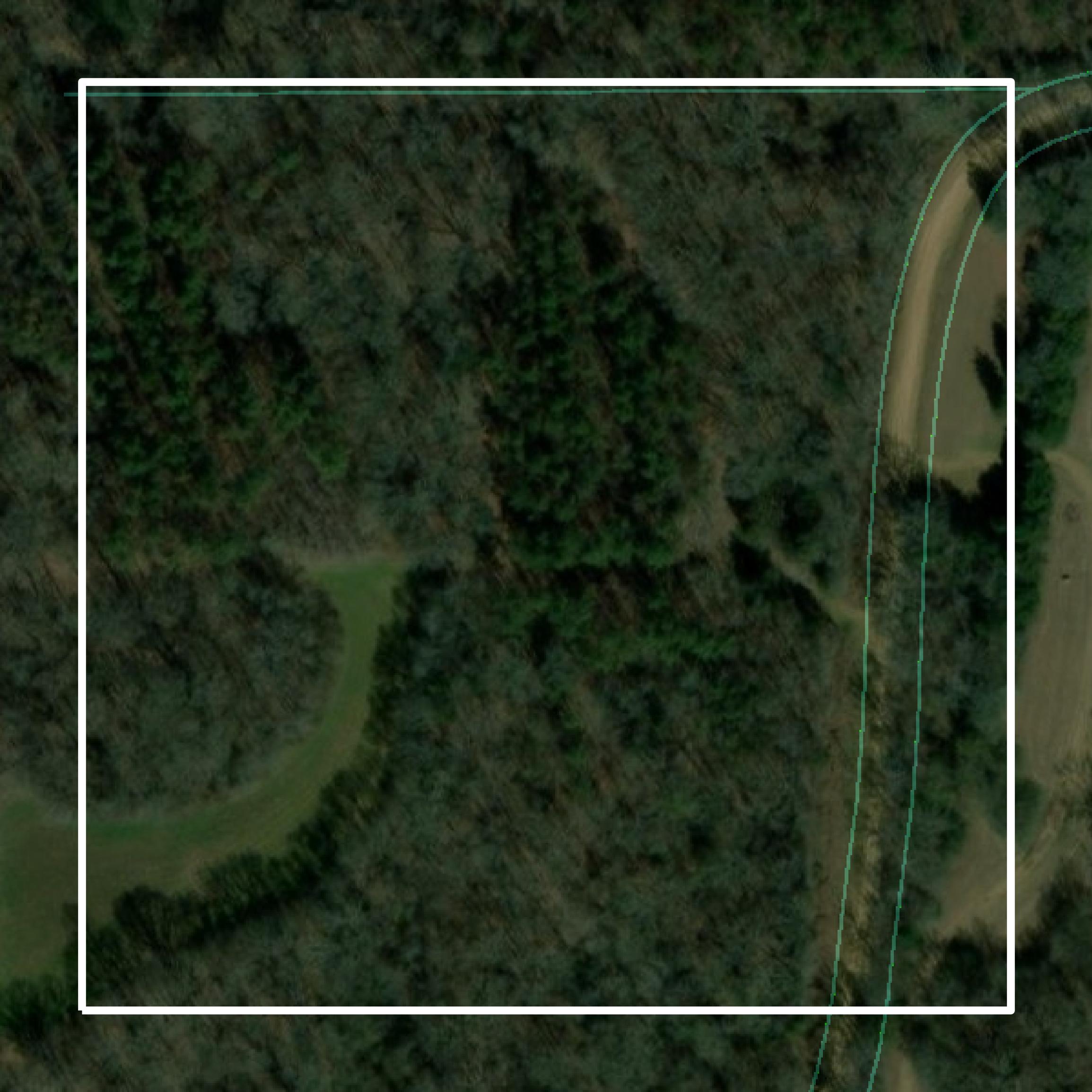 This image shows parcel and building data in Yazoo County created using GIS data in Equator.
