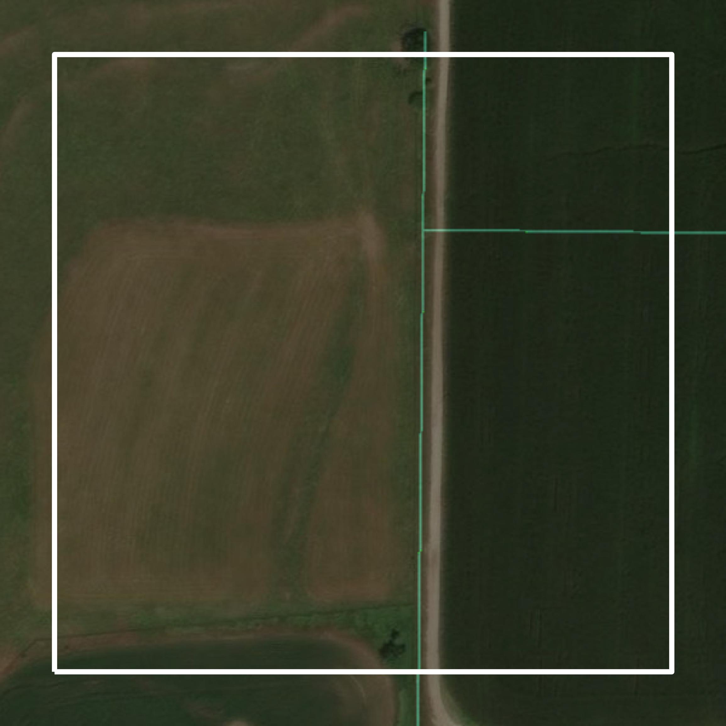 This image shows parcel and building data in Atchison County created using GIS data in Equator.