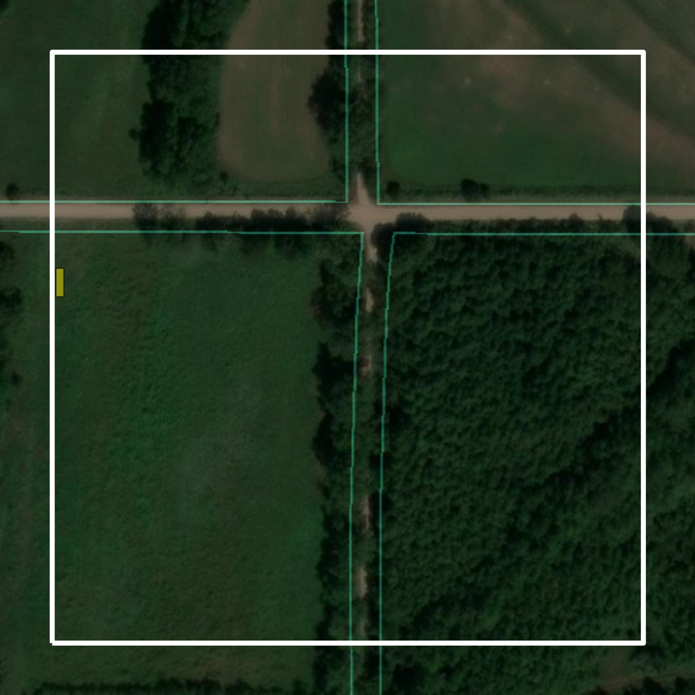This image shows parcel and building data in Bollinger County created using GIS data in Equator.