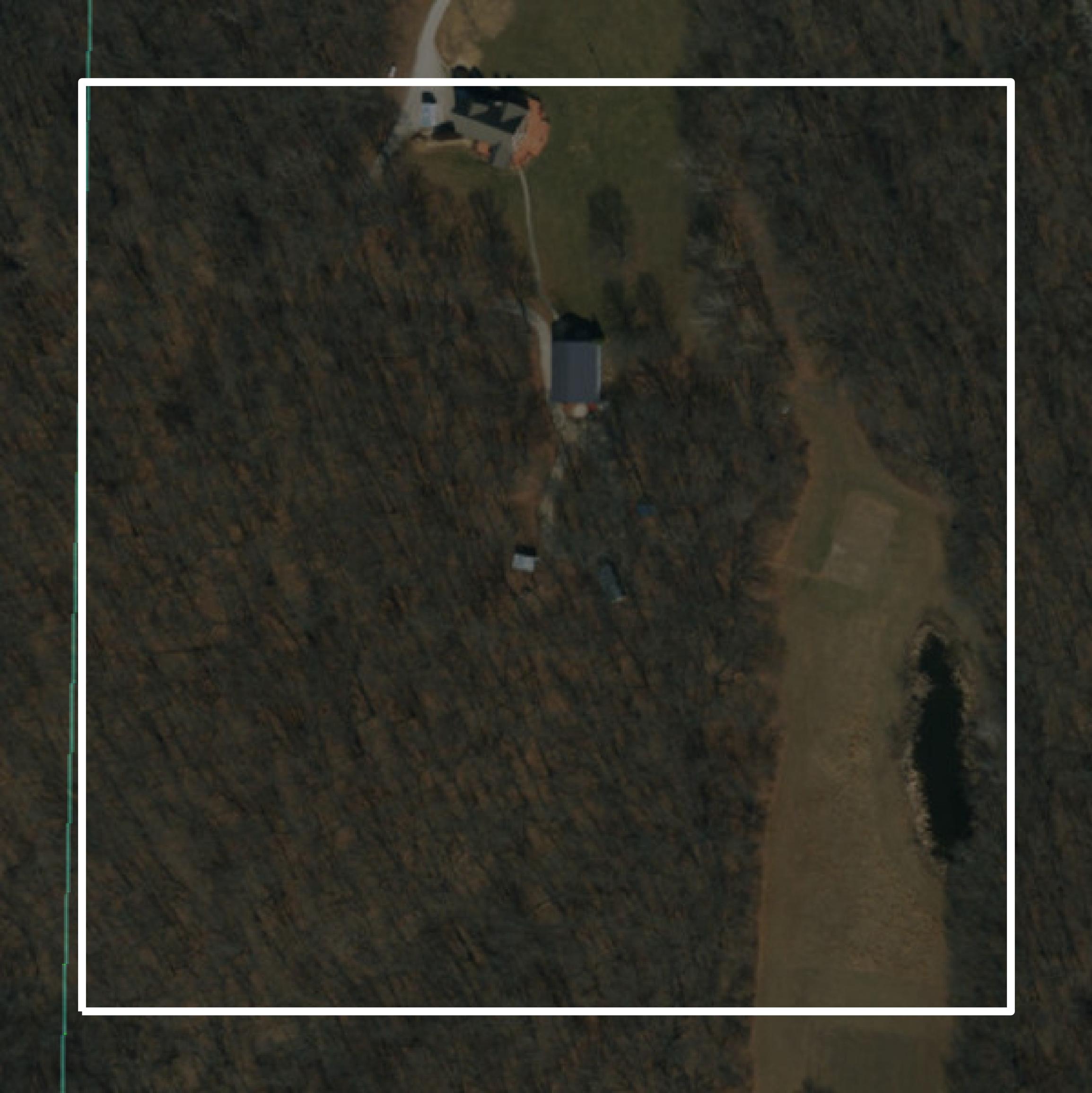 This image shows parcel and building data in Caldwell County created using GIS data in Equator.
