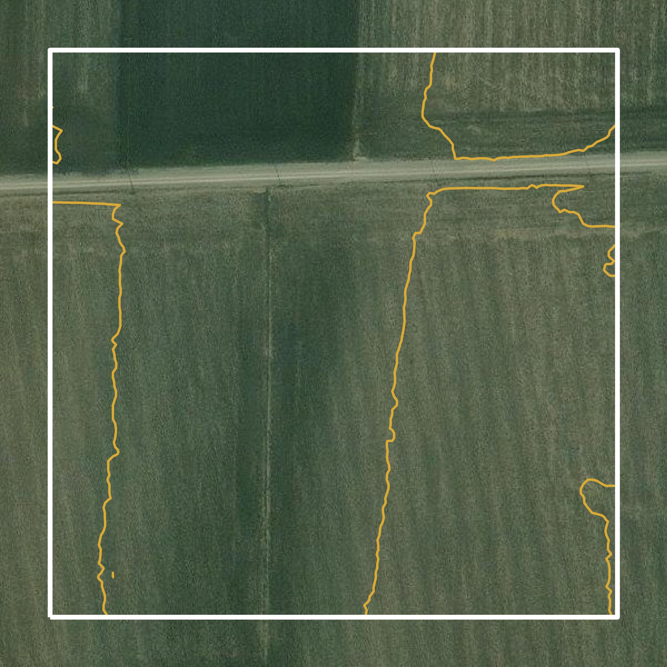 This image shows a contour map in Carroll County created using GIS data in Equator.