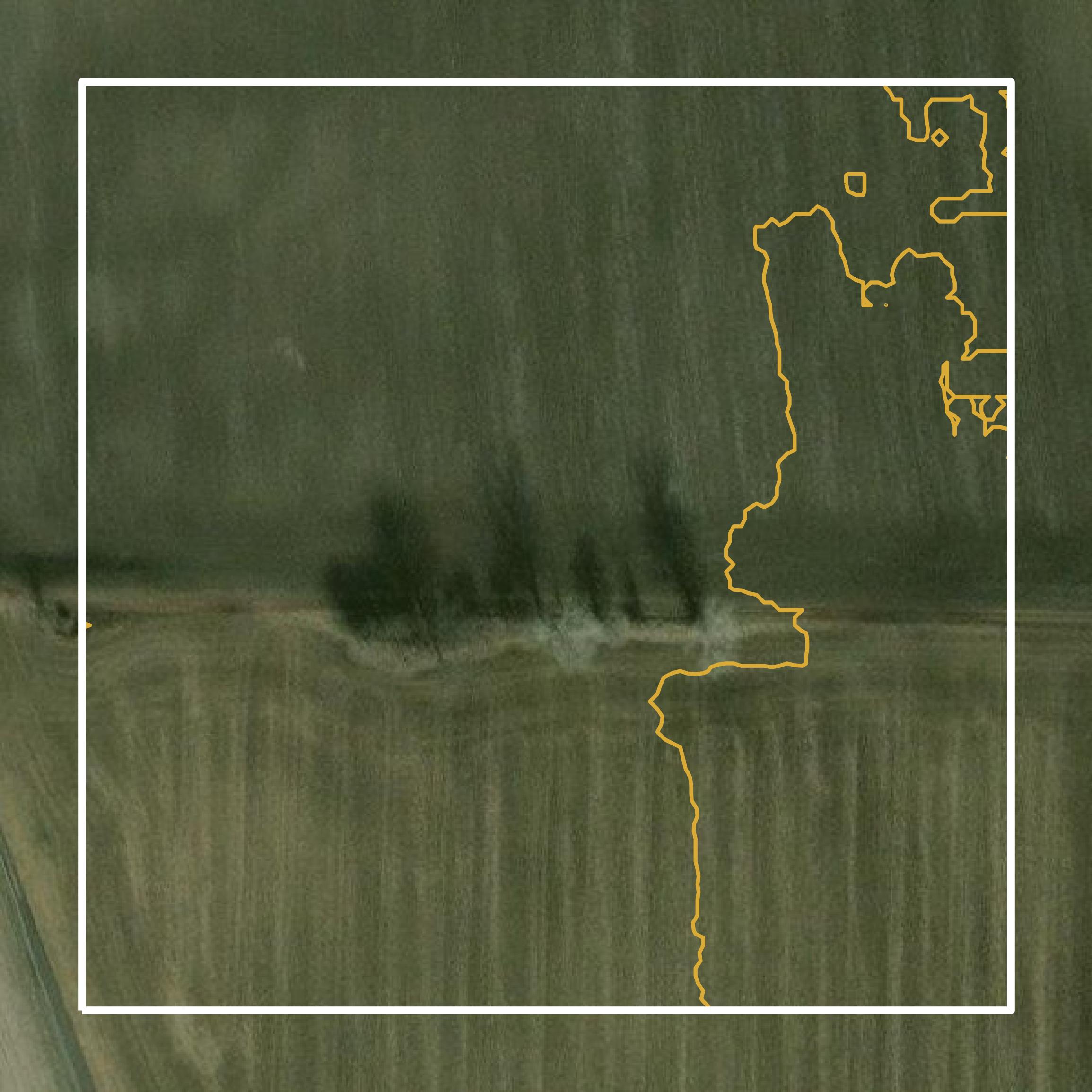 This image shows a contour map in Chariton County created using GIS data in Equator.