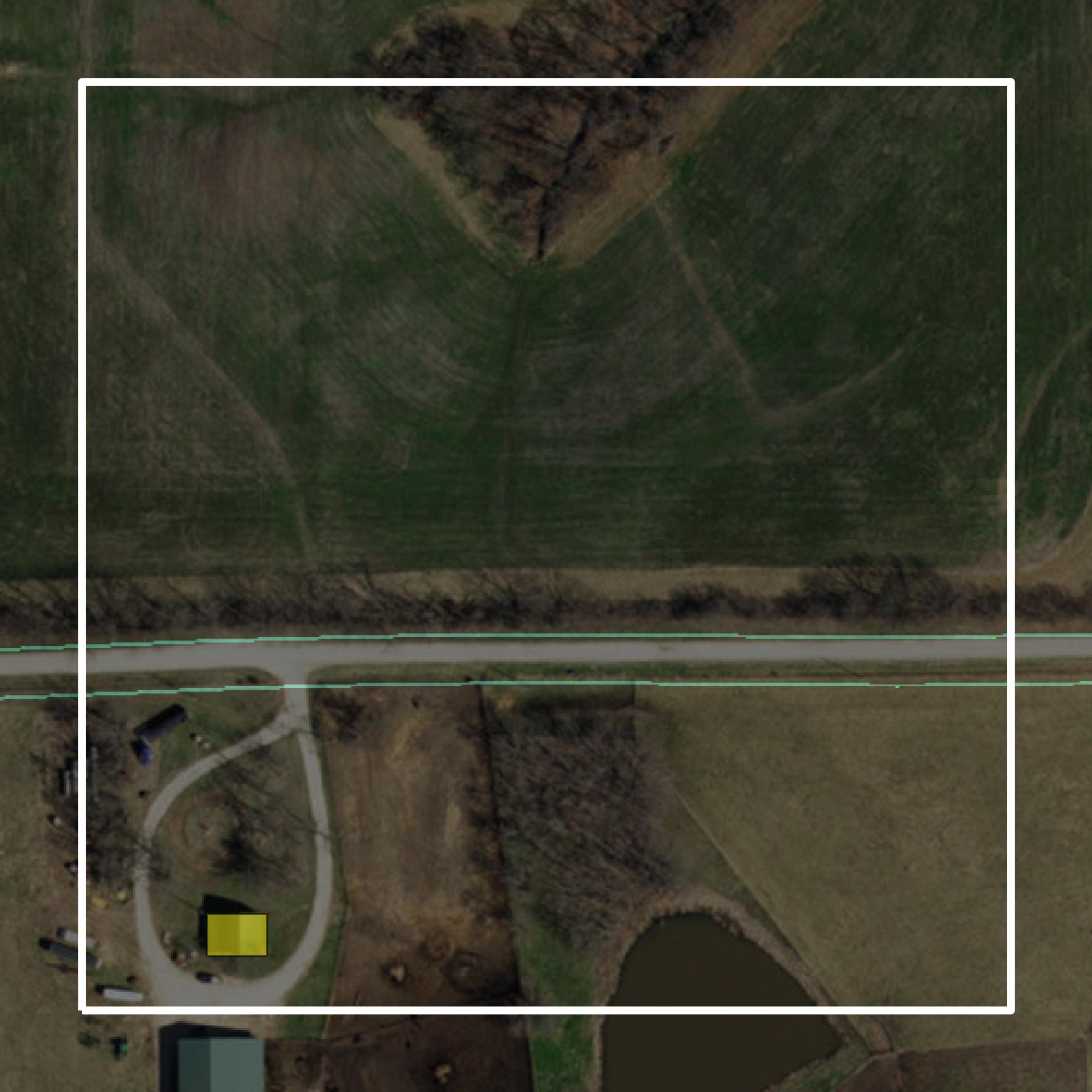 This image shows parcel and building data in Clinton County created using GIS data in Equator.