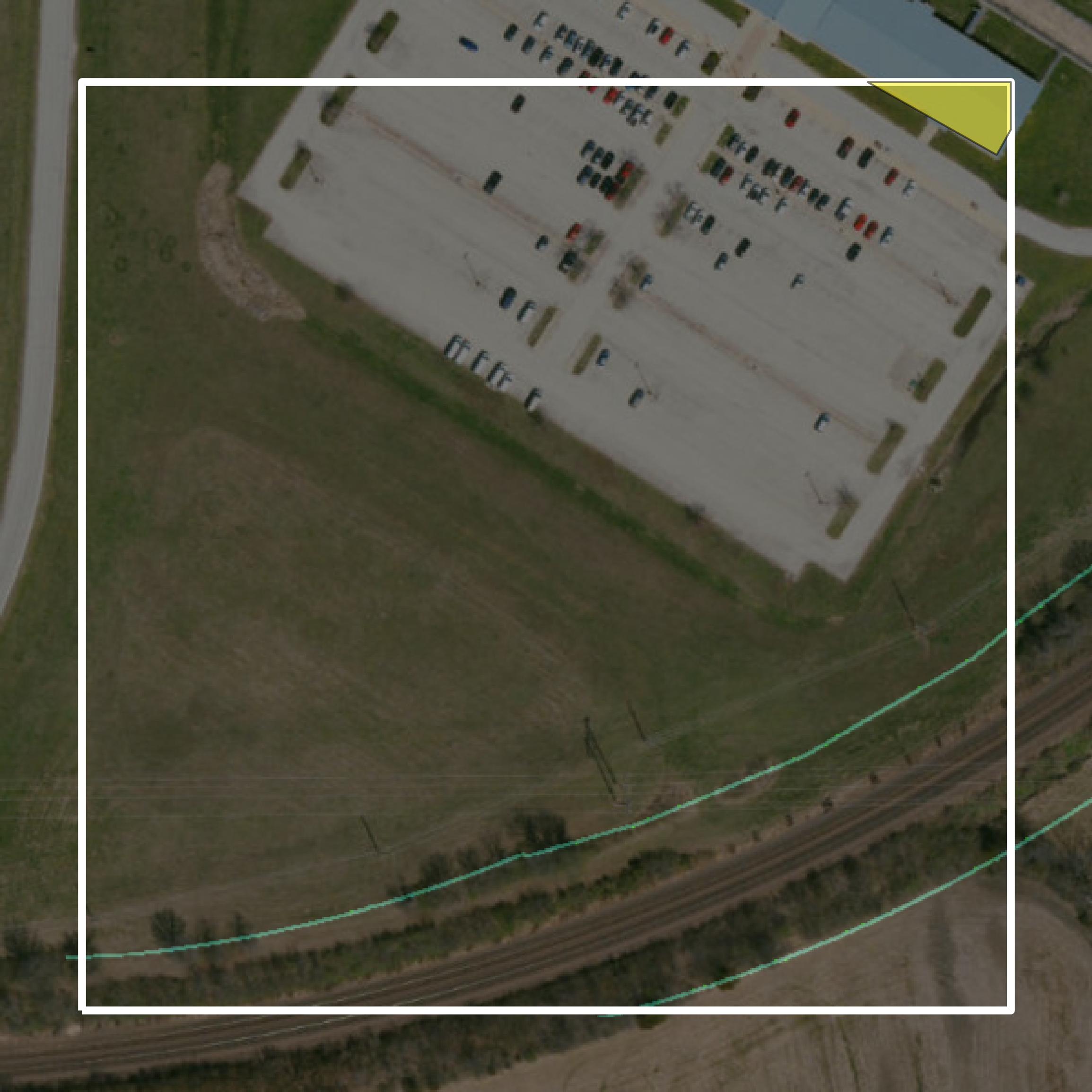 This image shows parcel and building data in Cole County created using GIS data in Equator.