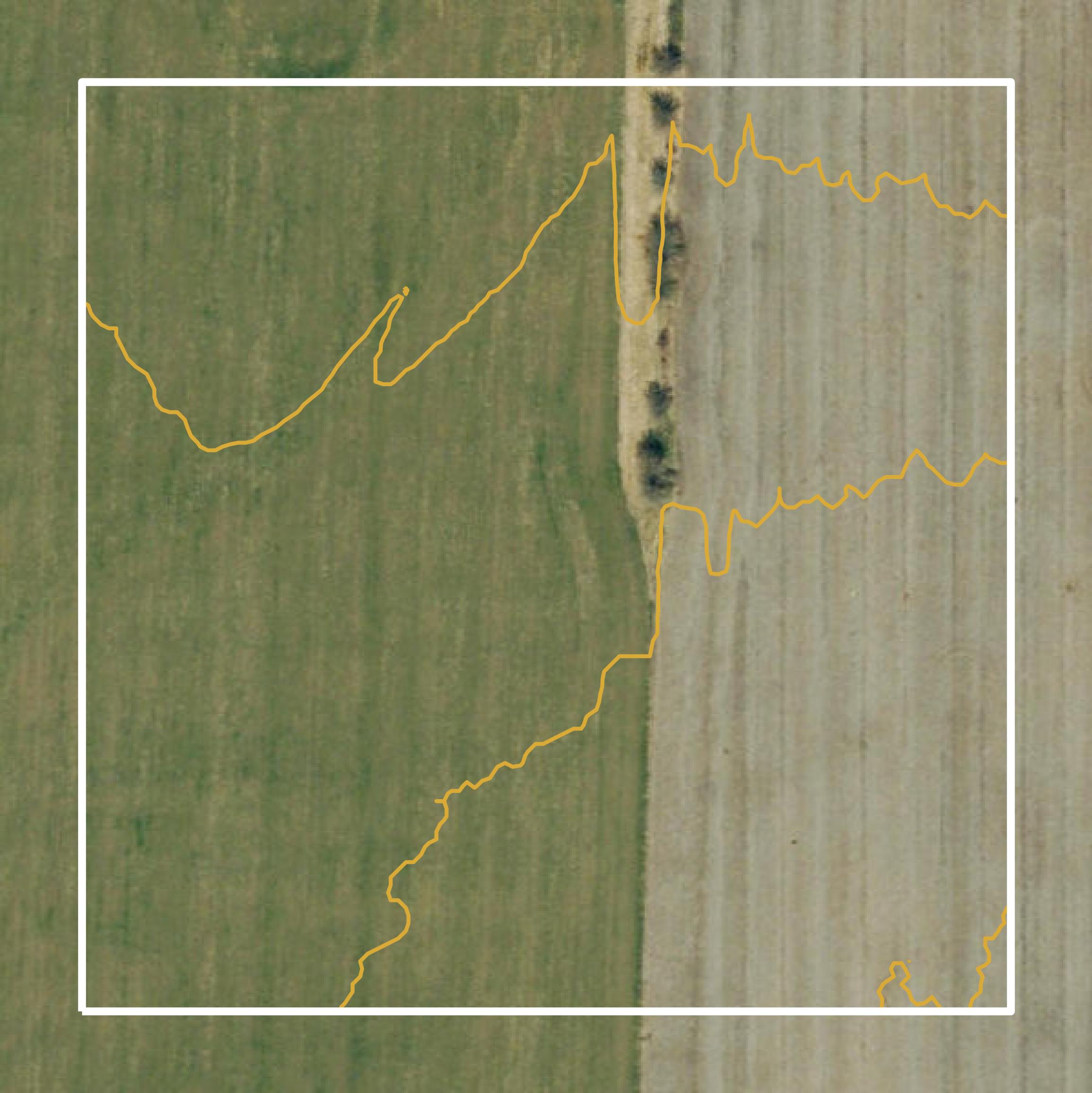 This image shows a contour map in Dade County created using GIS data in Equator.