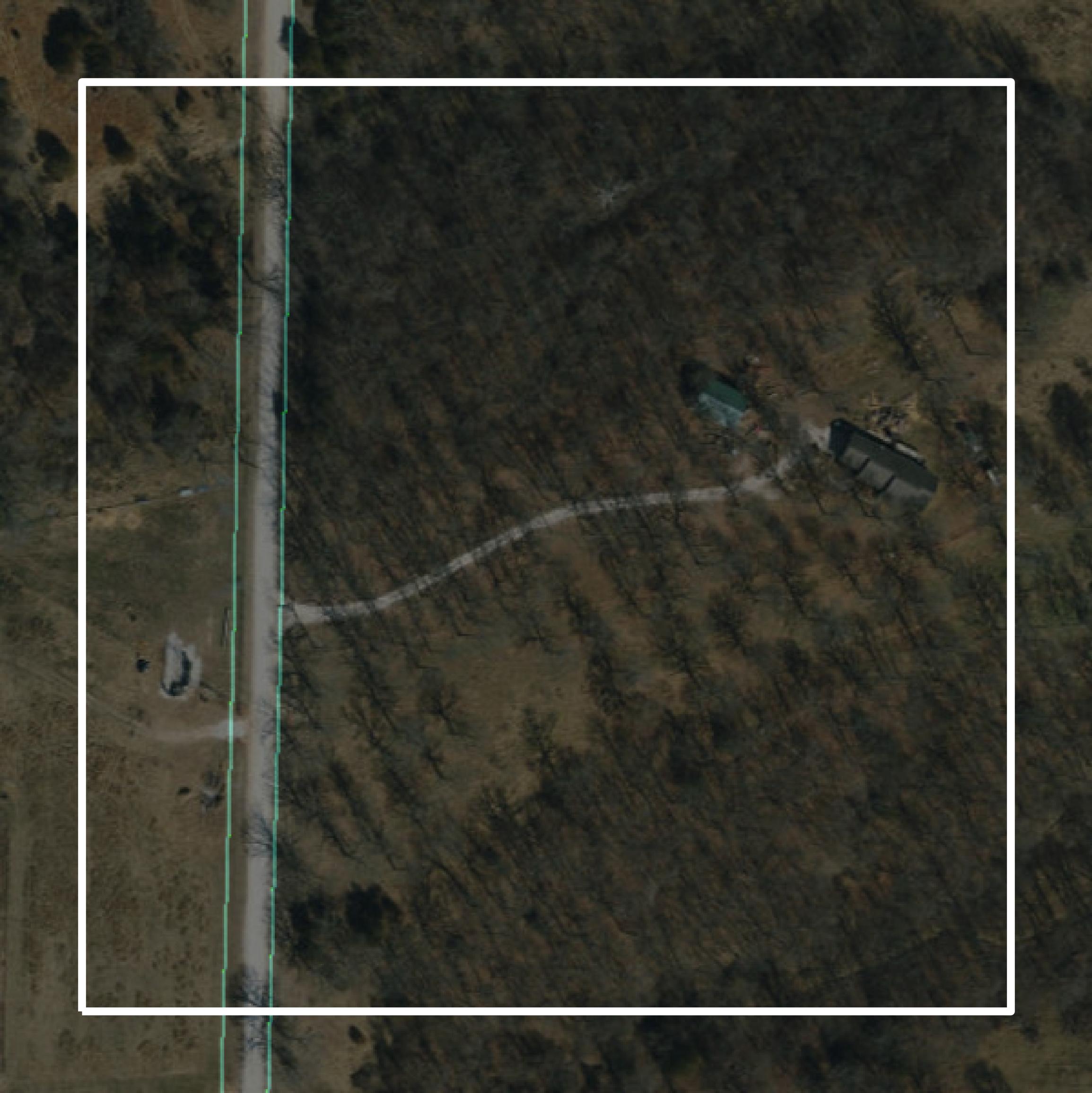 This image shows parcel and building data in Dallas County created using GIS data in Equator.
