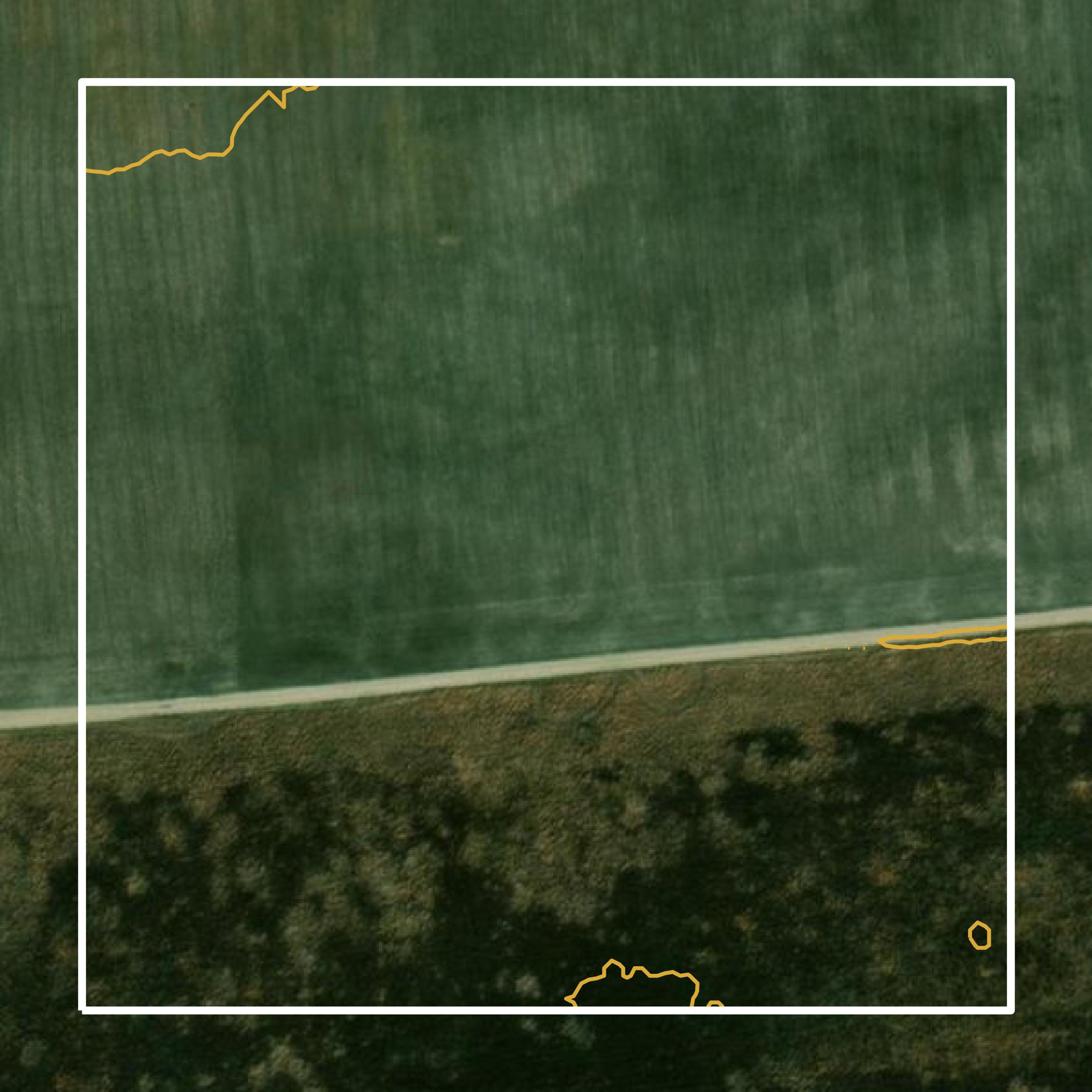 This image shows a contour map in Franklin County created using GIS data in Equator.