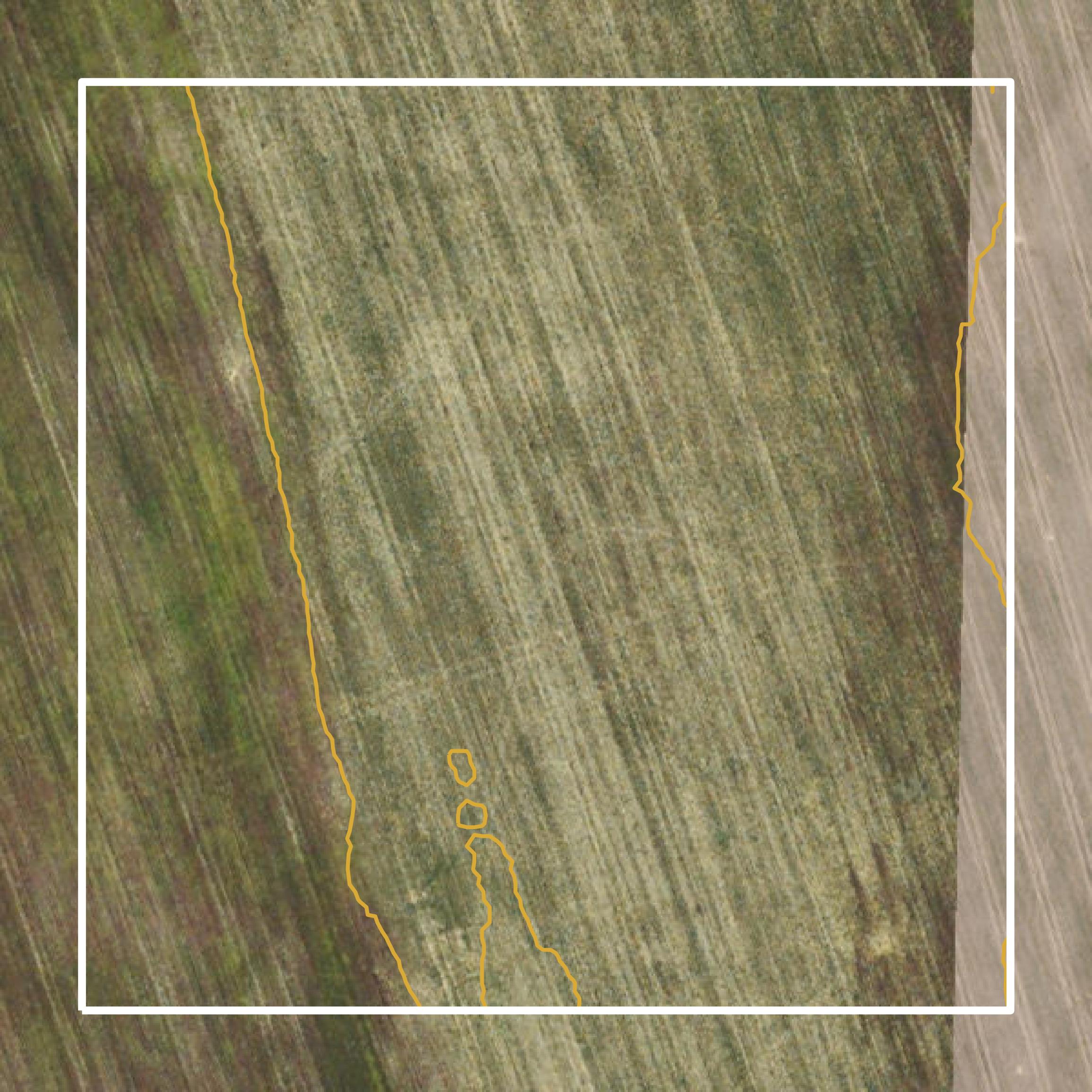 This image shows a contour map in Franklin County created using GIS data in Equator.