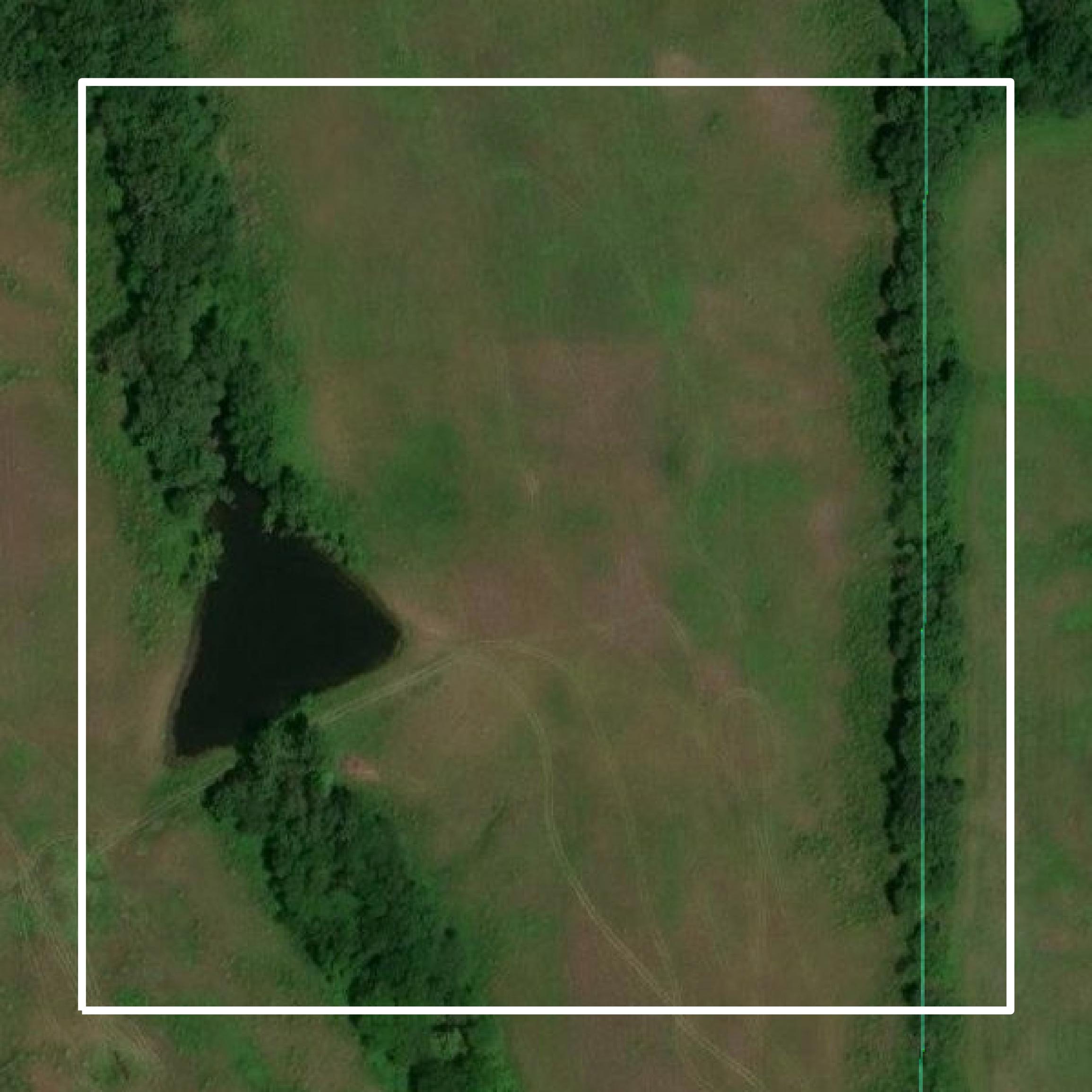 This image shows parcel and building data in Harrison County created using GIS data in Equator.
