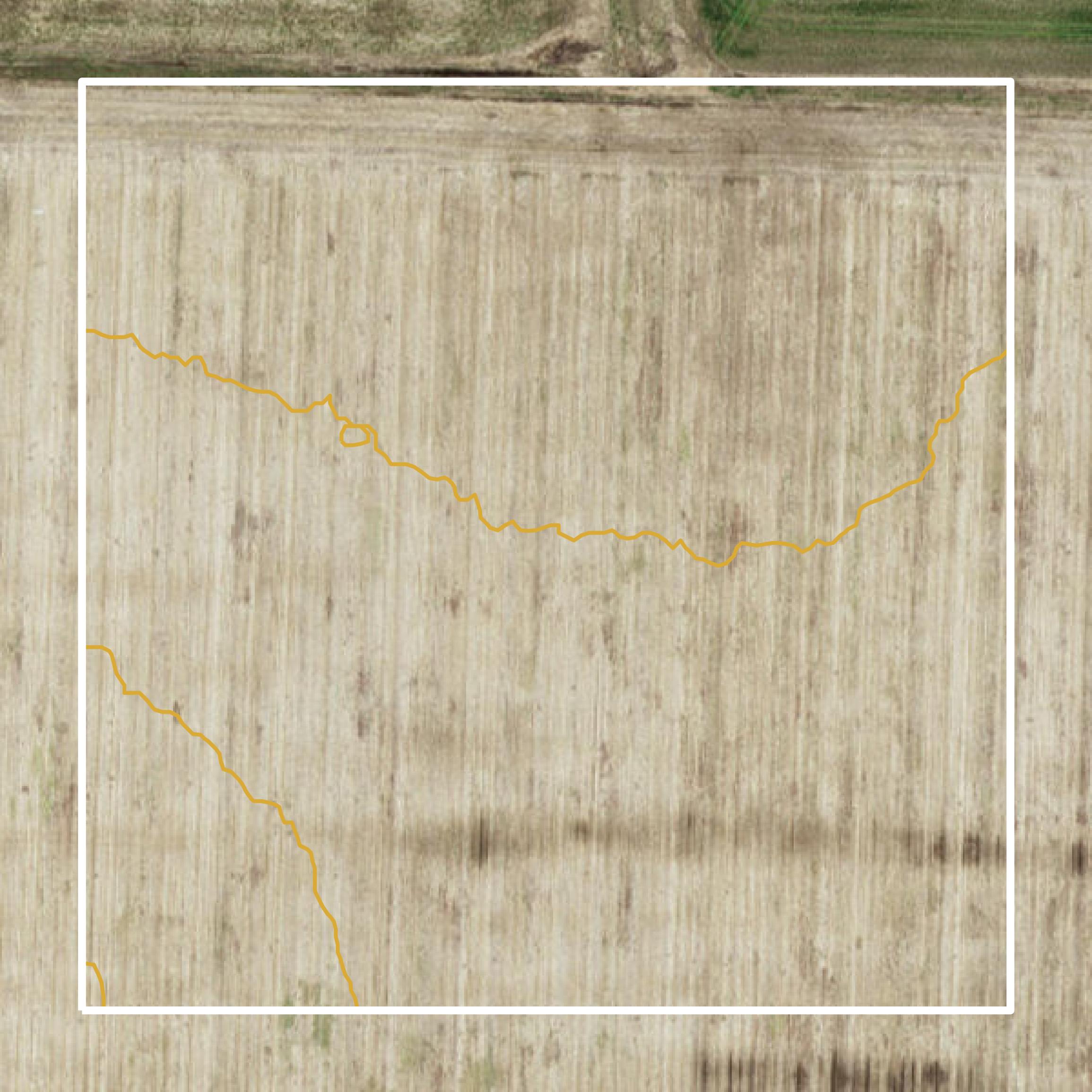 This image shows a contour map in Johnson County created using GIS data in Equator.
