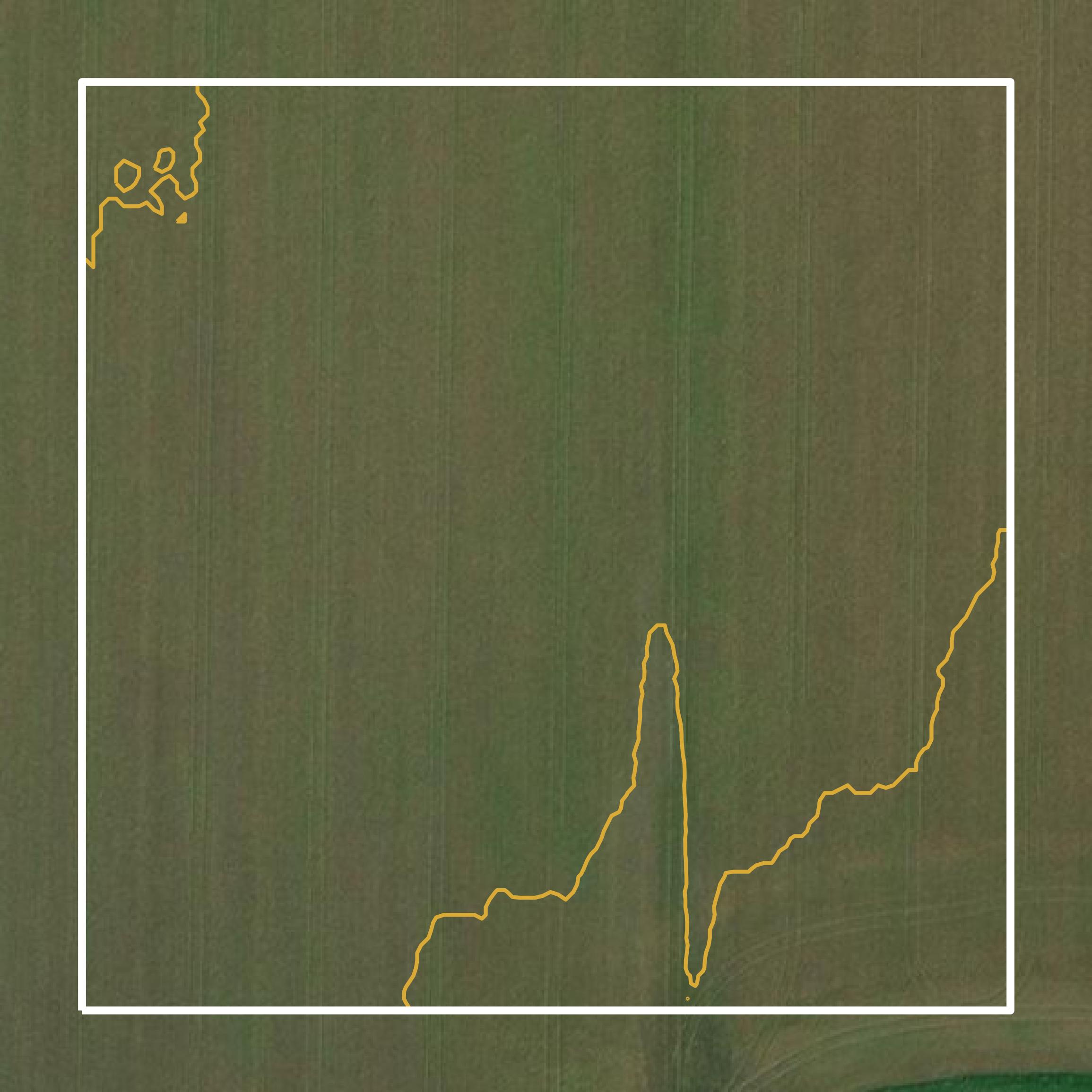 This image shows a contour map in Knox County created using GIS data in Equator.