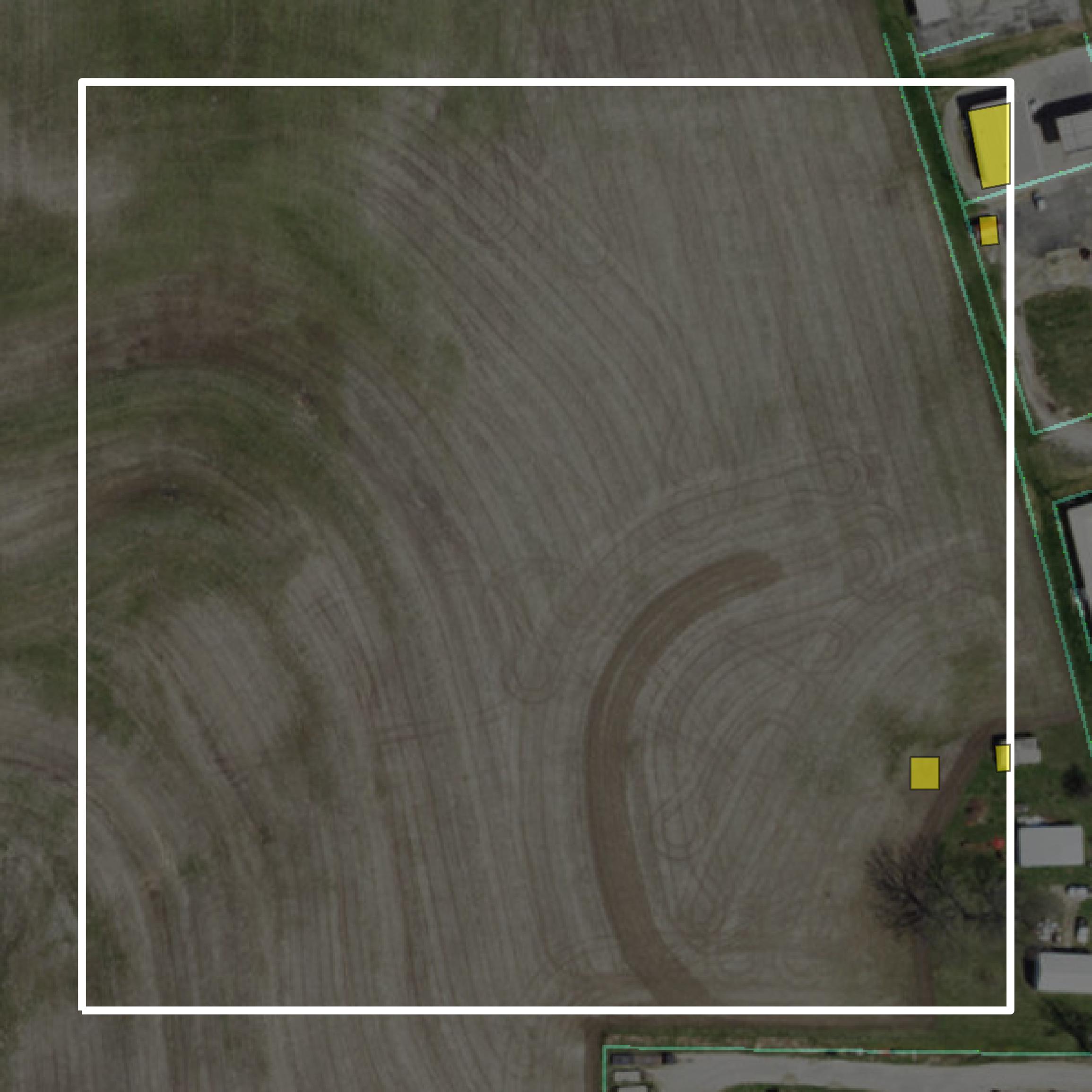 This image shows parcel and building data in Lafayette County created using GIS data in Equator.