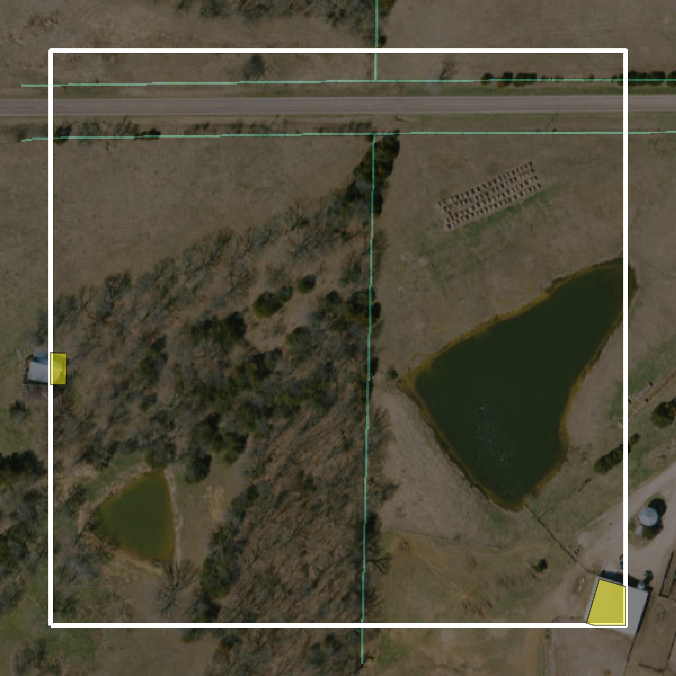 This image shows parcel and building data in Linn County created using GIS data in Equator.