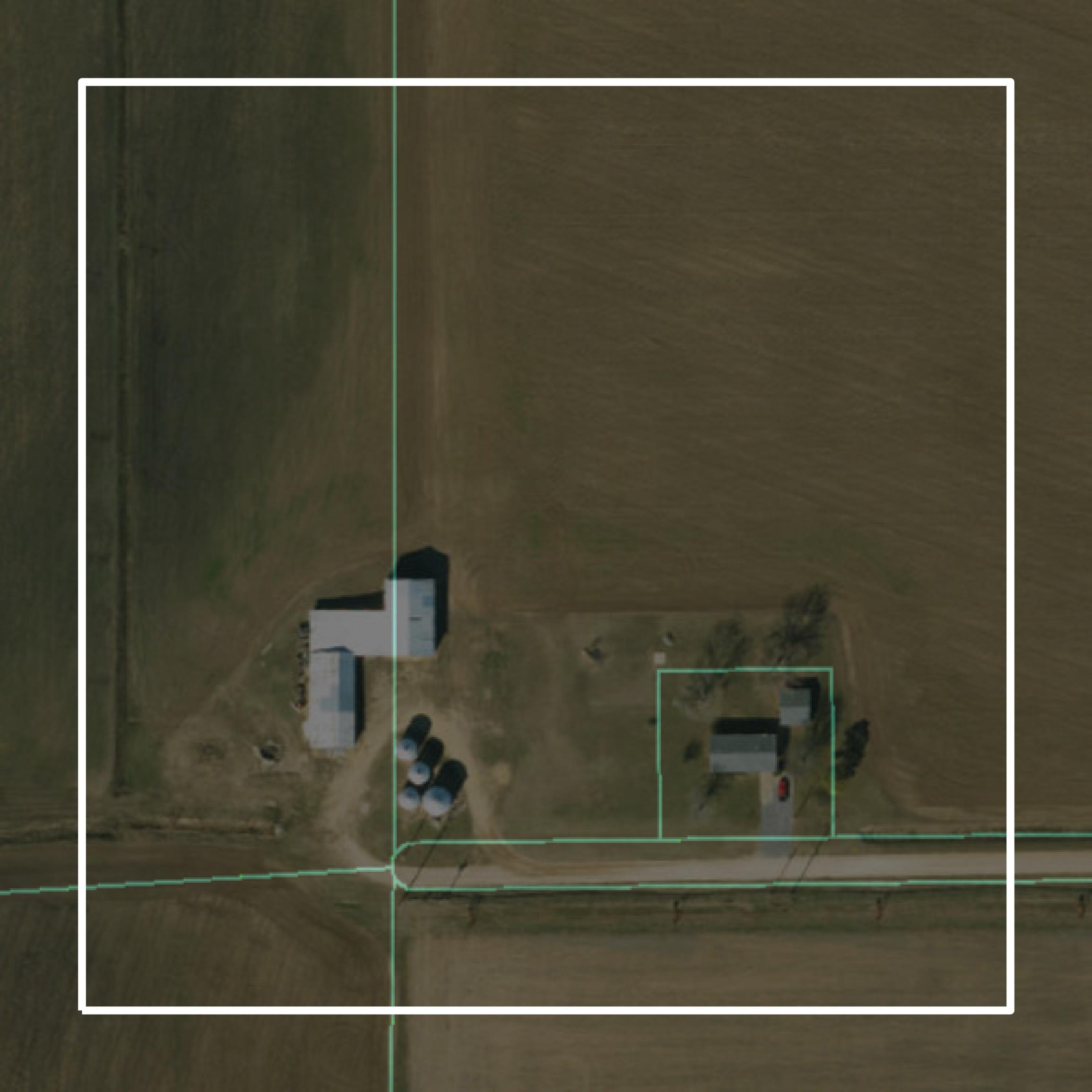 This image shows a contour map in Livingston County created using GIS data in Equator.