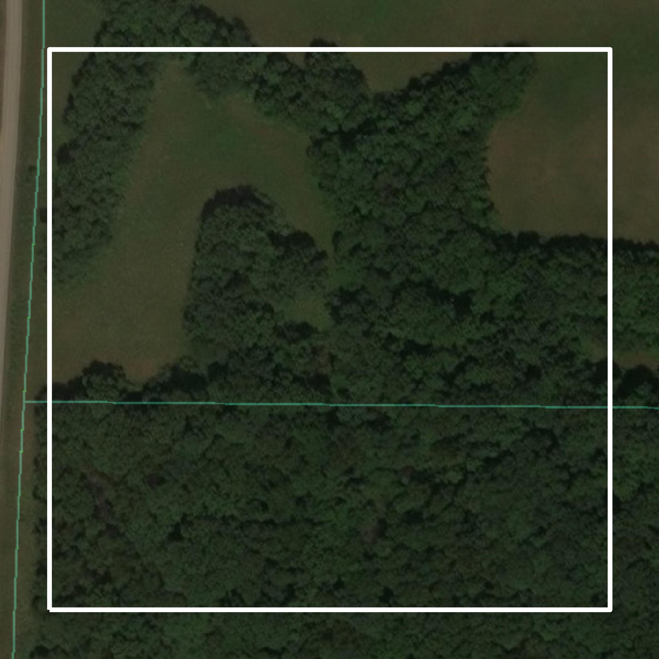 This image shows parcel and building data in Macon County created using GIS data in Equator.