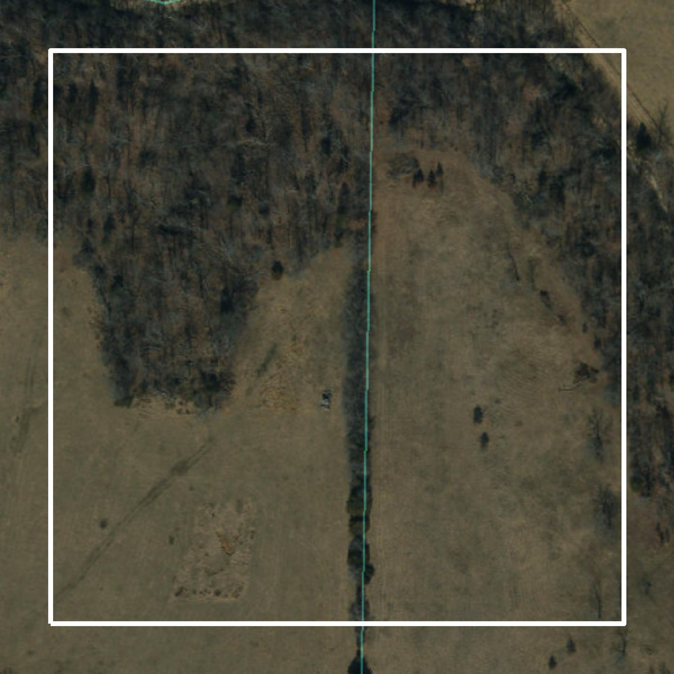 This image shows parcel and building data in Miller County created using GIS data in Equator.