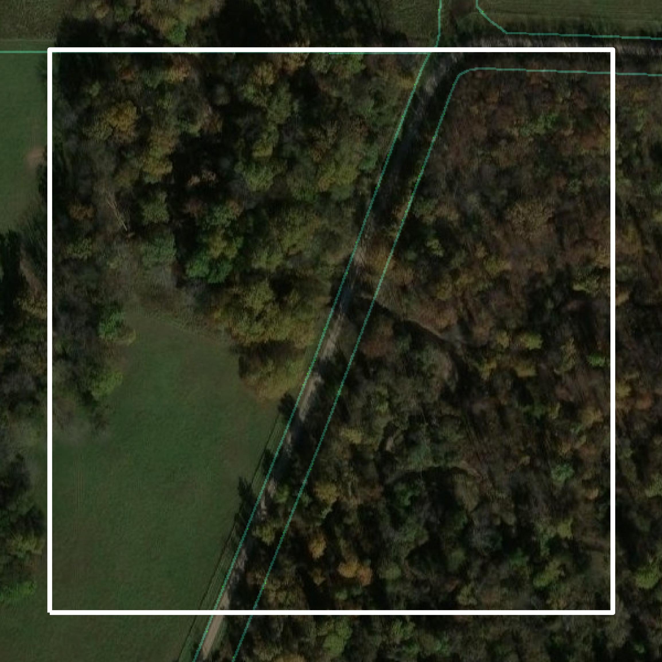 This image shows parcel and building data in Monroe County created using GIS data in Equator.