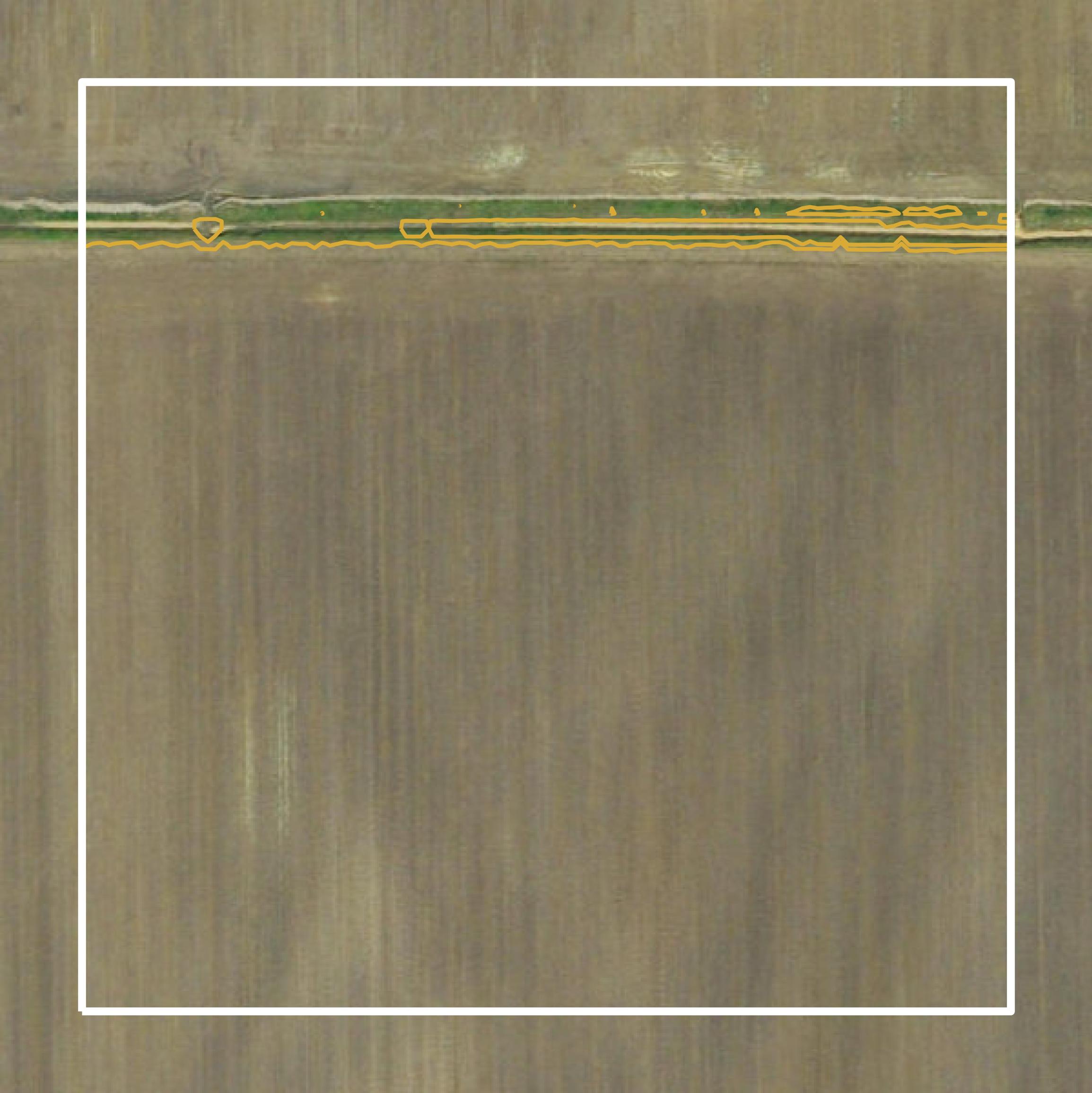 This image shows a contour map in New Madrid County created using GIS data in Equator.
